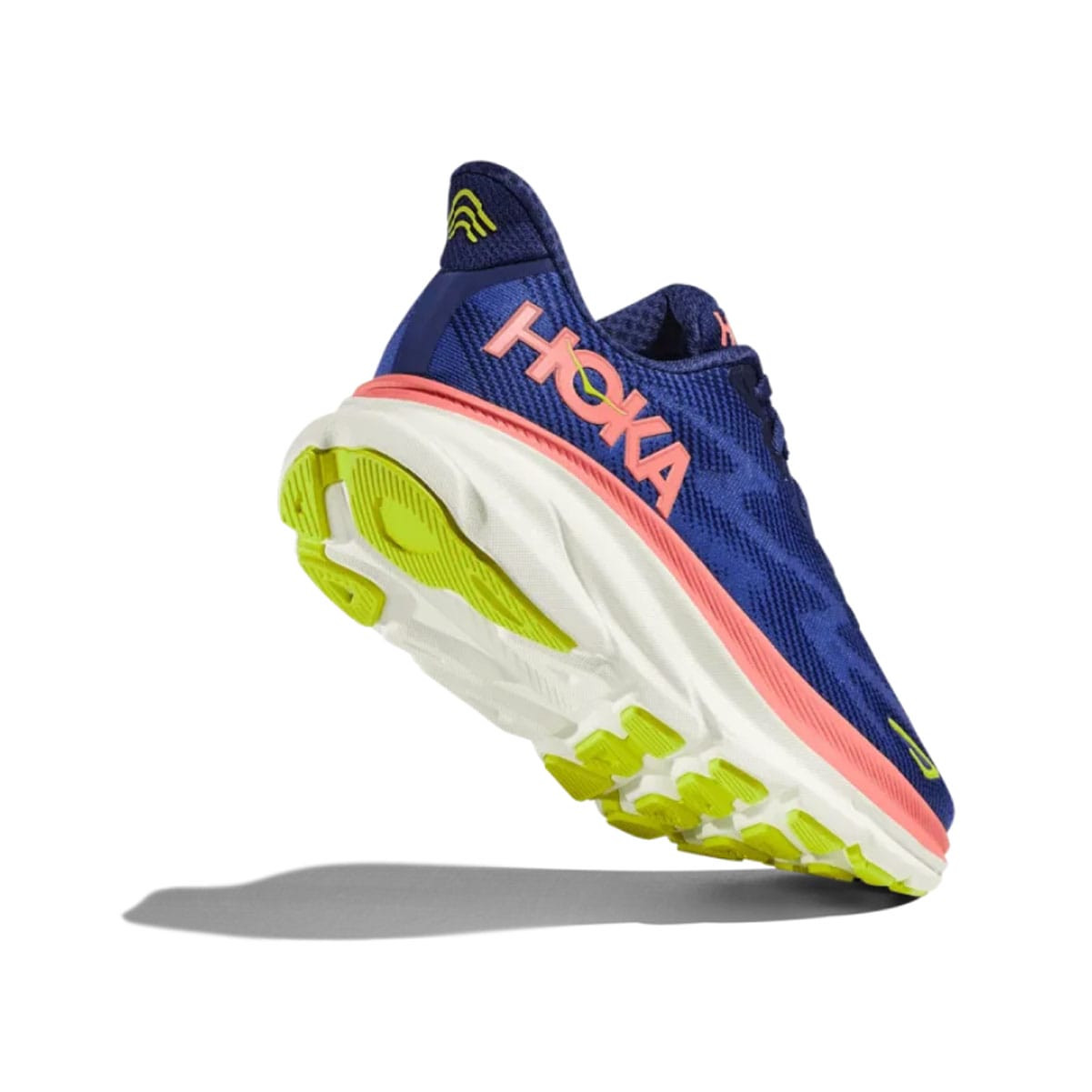 HOKA Women's Clifton 9 Evening Sky/Coral Running Shoes (1127896