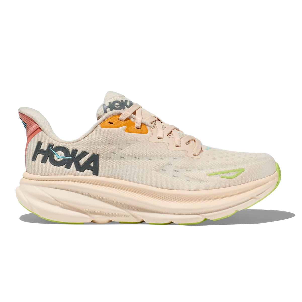 HOKA Women's Clifton 9 Vanilla/Astral Running Shoes (1127896-VLS