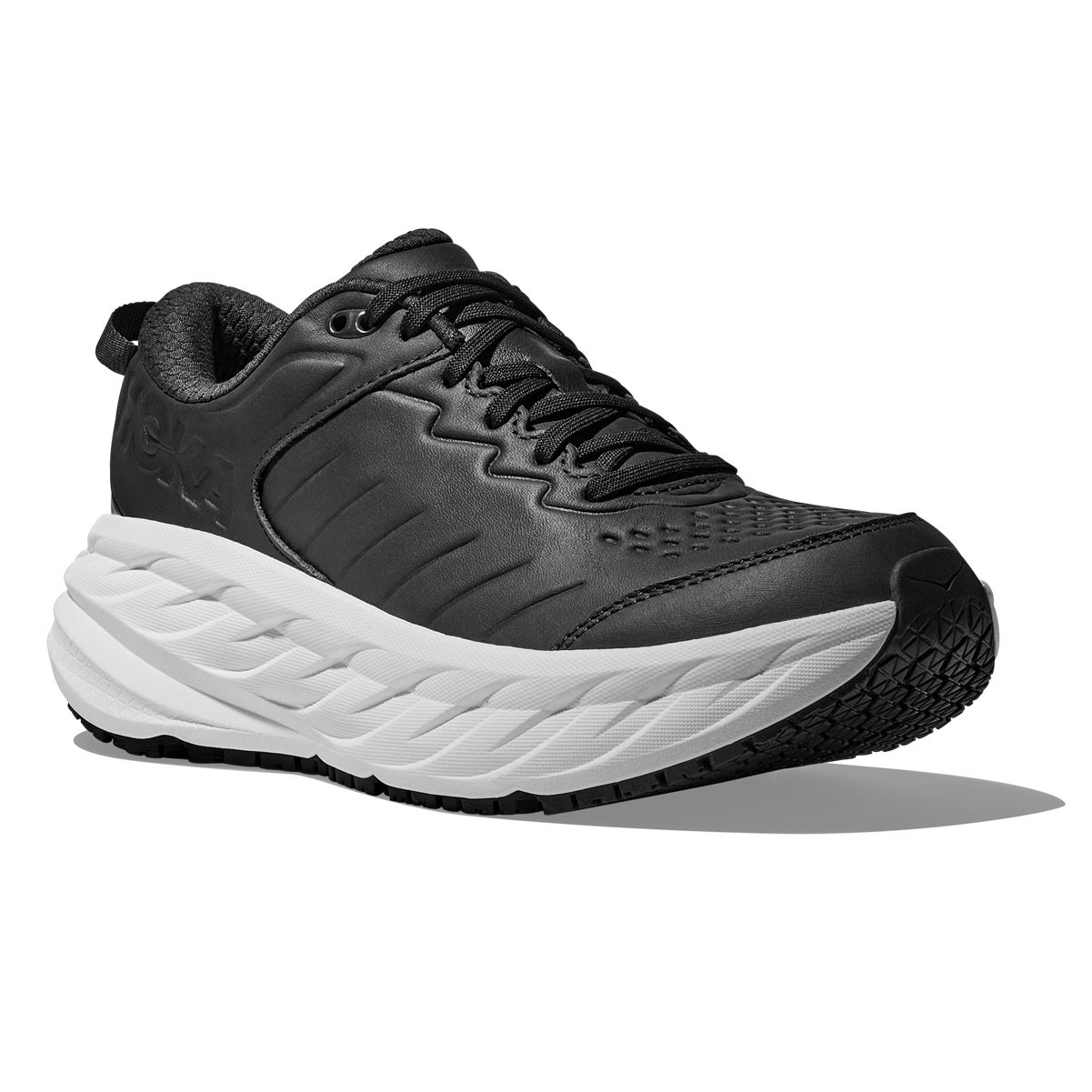 HOKA Men's Bondi SR Carbon Black/White Running Shoes - Free Shipping