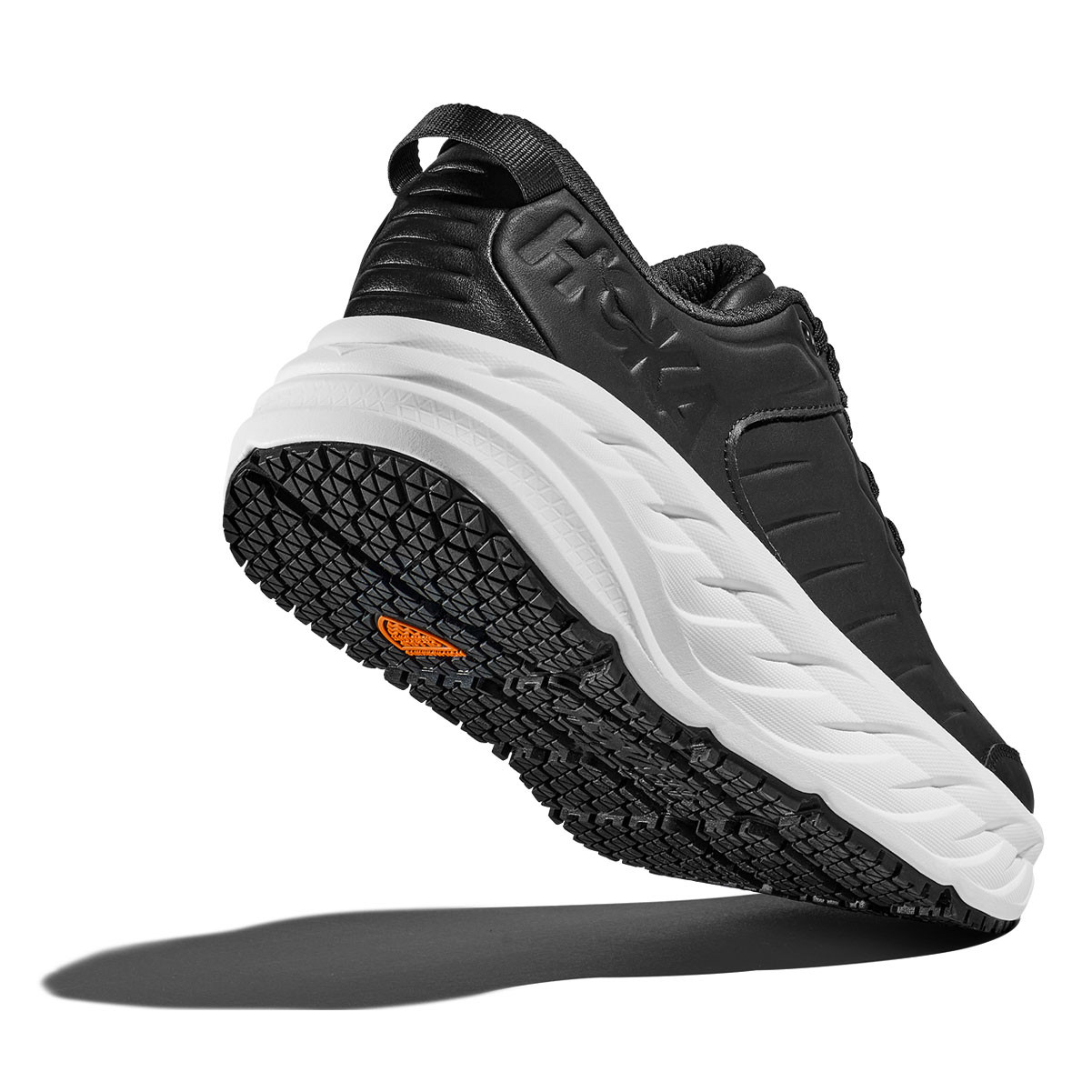 HOKA Men's Bondi SR Carbon Black/White Running Shoes - Free Shipping