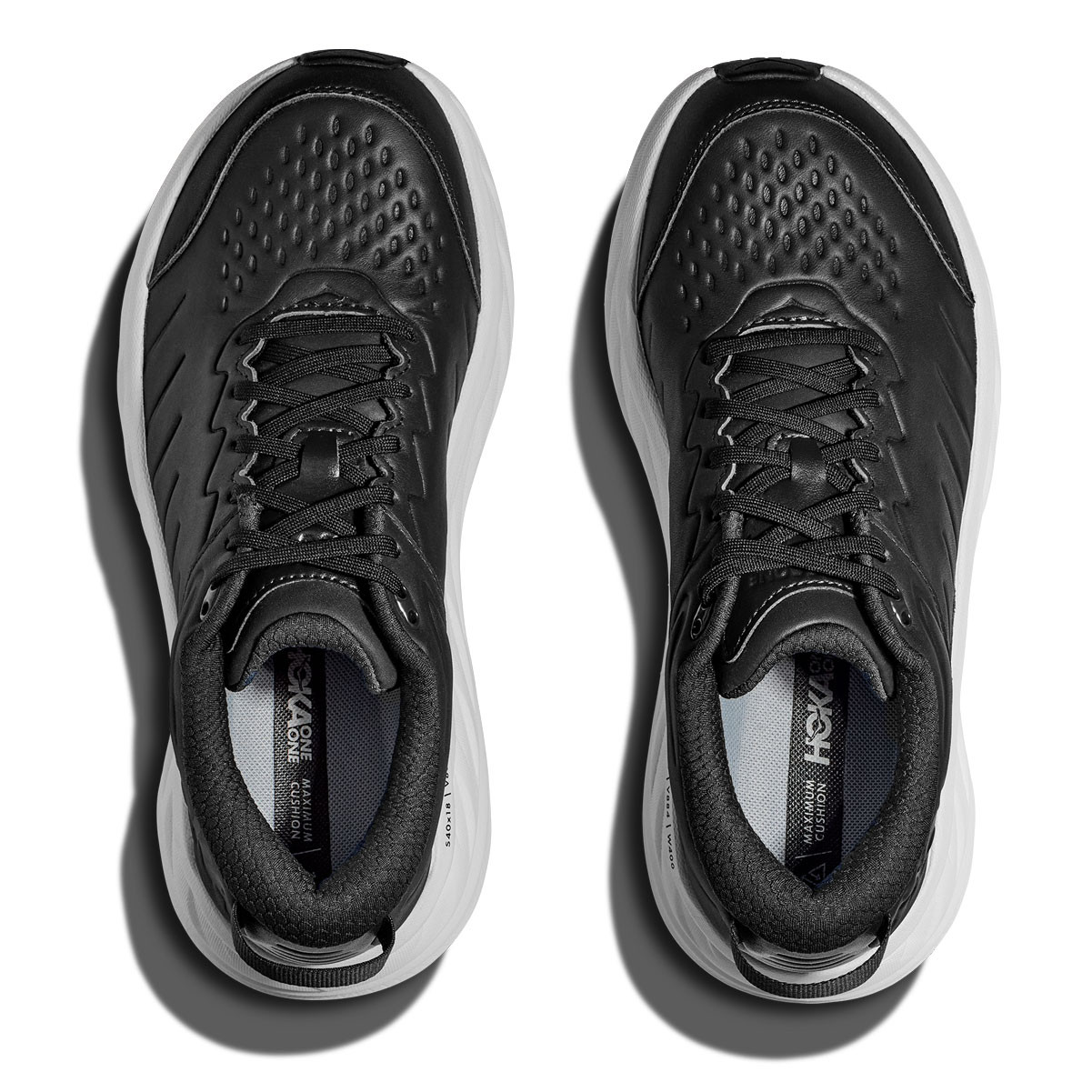 HOKA Men's Bondi SR Carbon Black/White Running Shoes - Free Shipping