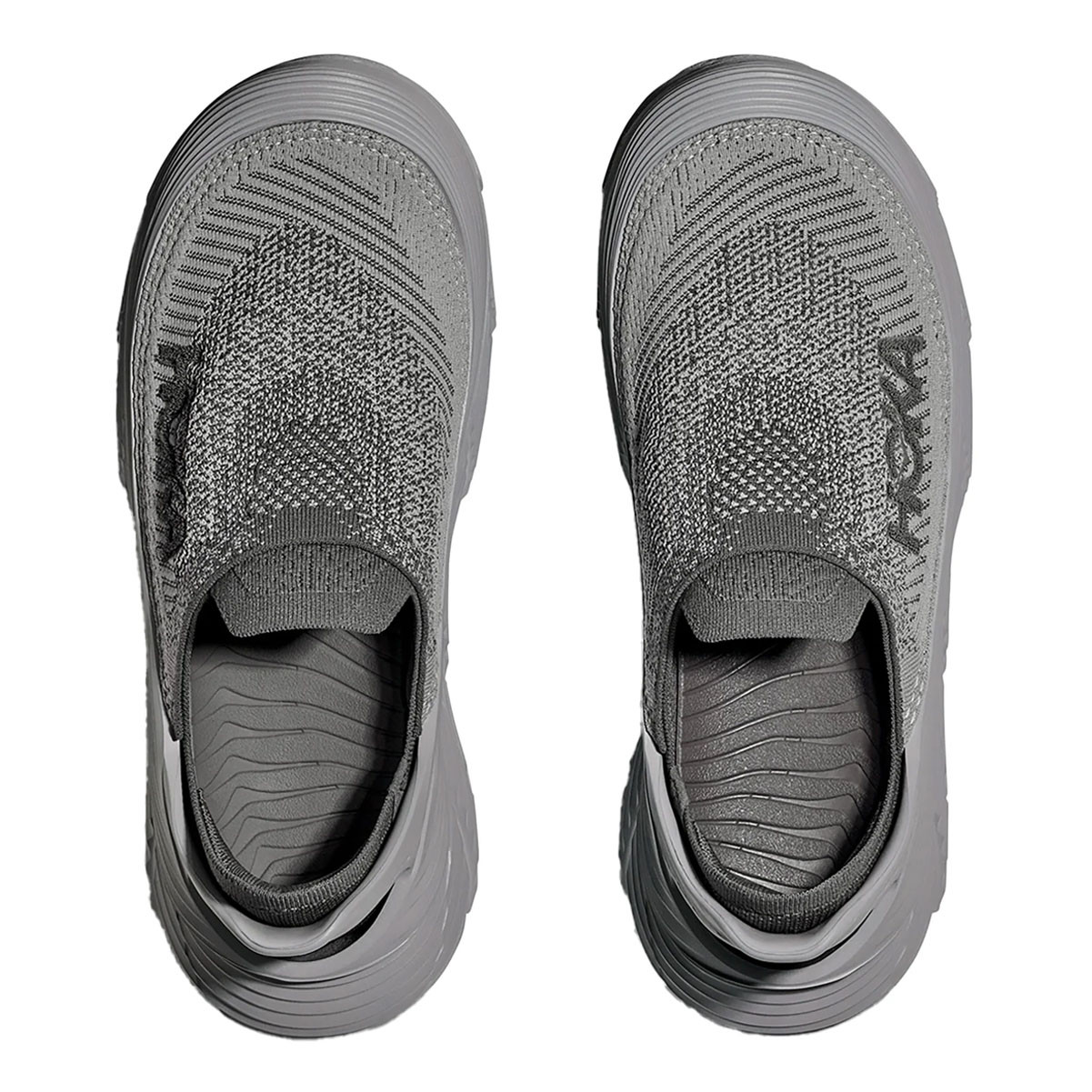 HOKA Unisex Restore TC Satellite Grey/Stellar Grey Recovery Shoes 