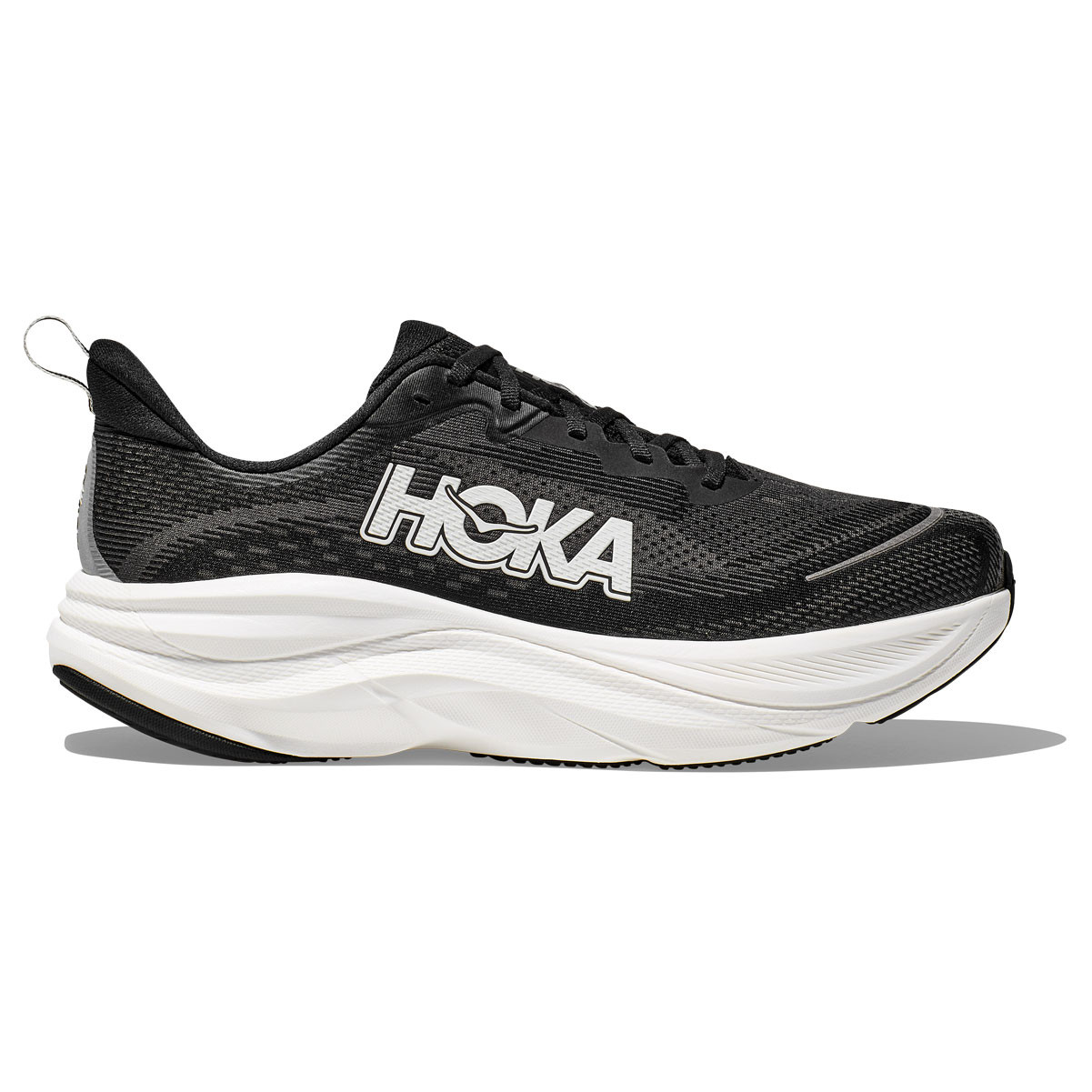 HOKA Men's Skyflow Wide Black/White Running Shoes - Free Shipping