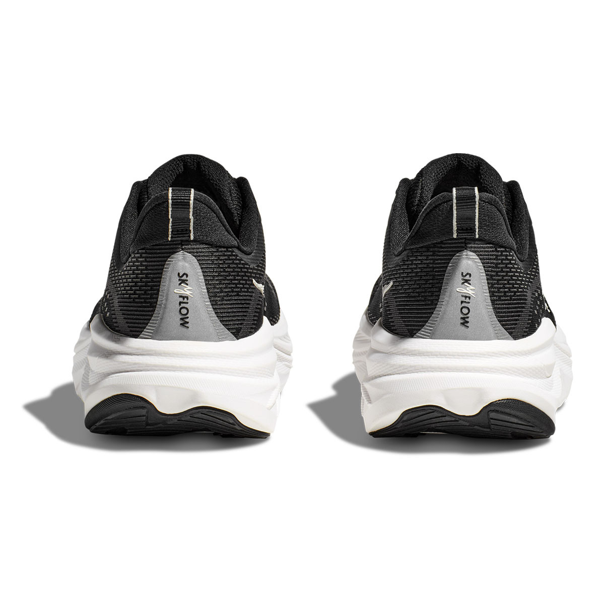 HOKA Men's Skyflow Wide Black/White Running Shoes - Free Shipping