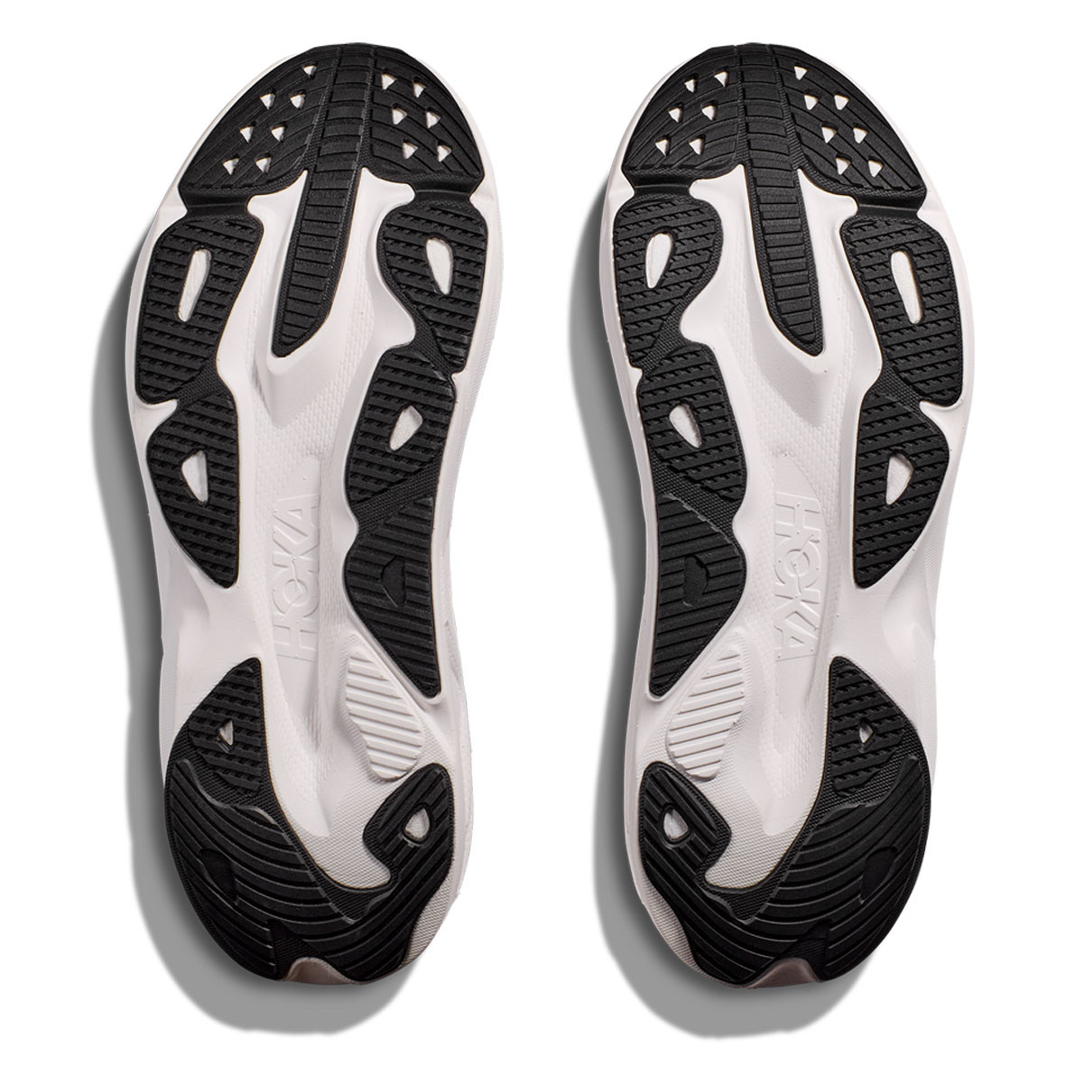 HOKA Men's Skyflow Wide Black/White Running Shoes - Free Shipping