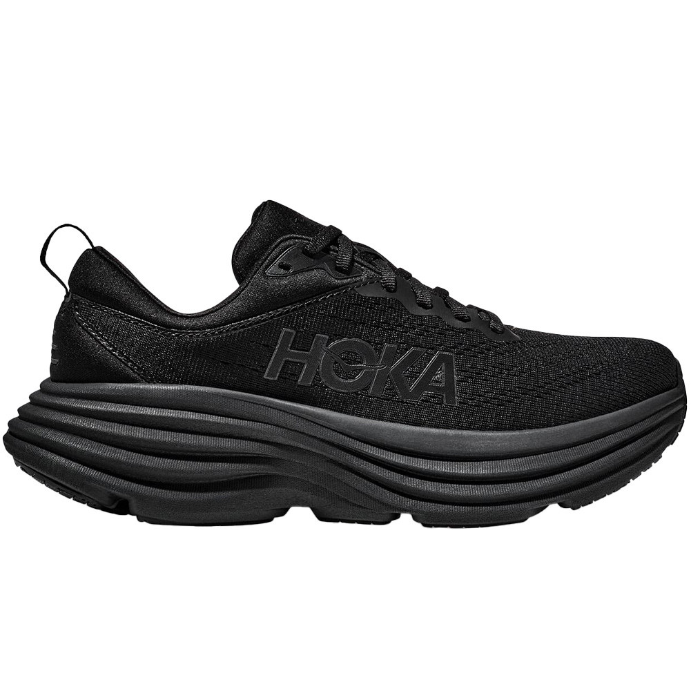 HOKA M BONDI 8 X-WIDE 27.5 4E ブラック HOKA Men's Bondi 8 X-Wide Black/Black Running Shoes - Free Shipping