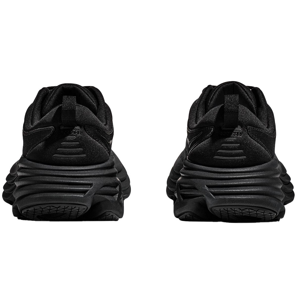 HOKA Men's Bondi 8 X-Wide Black/Black Running Shoes - Free Shipping
