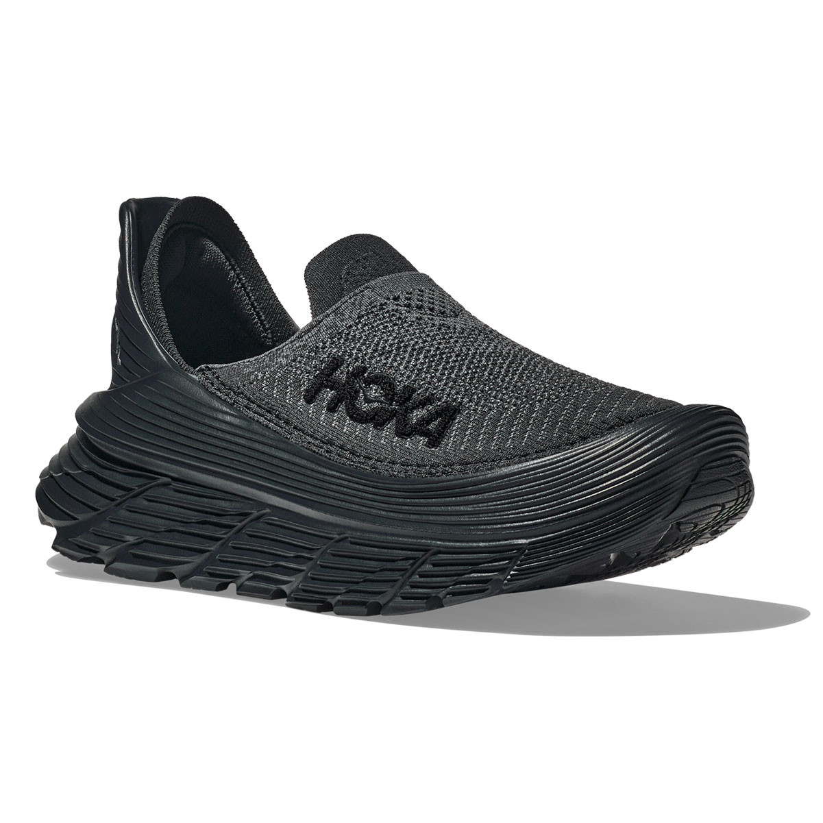 HOKA RESTORE TC ブラック スニーカー 25cm HOKA Unisex Restore TC Black/Black Recovery Shoes - Free Shipping