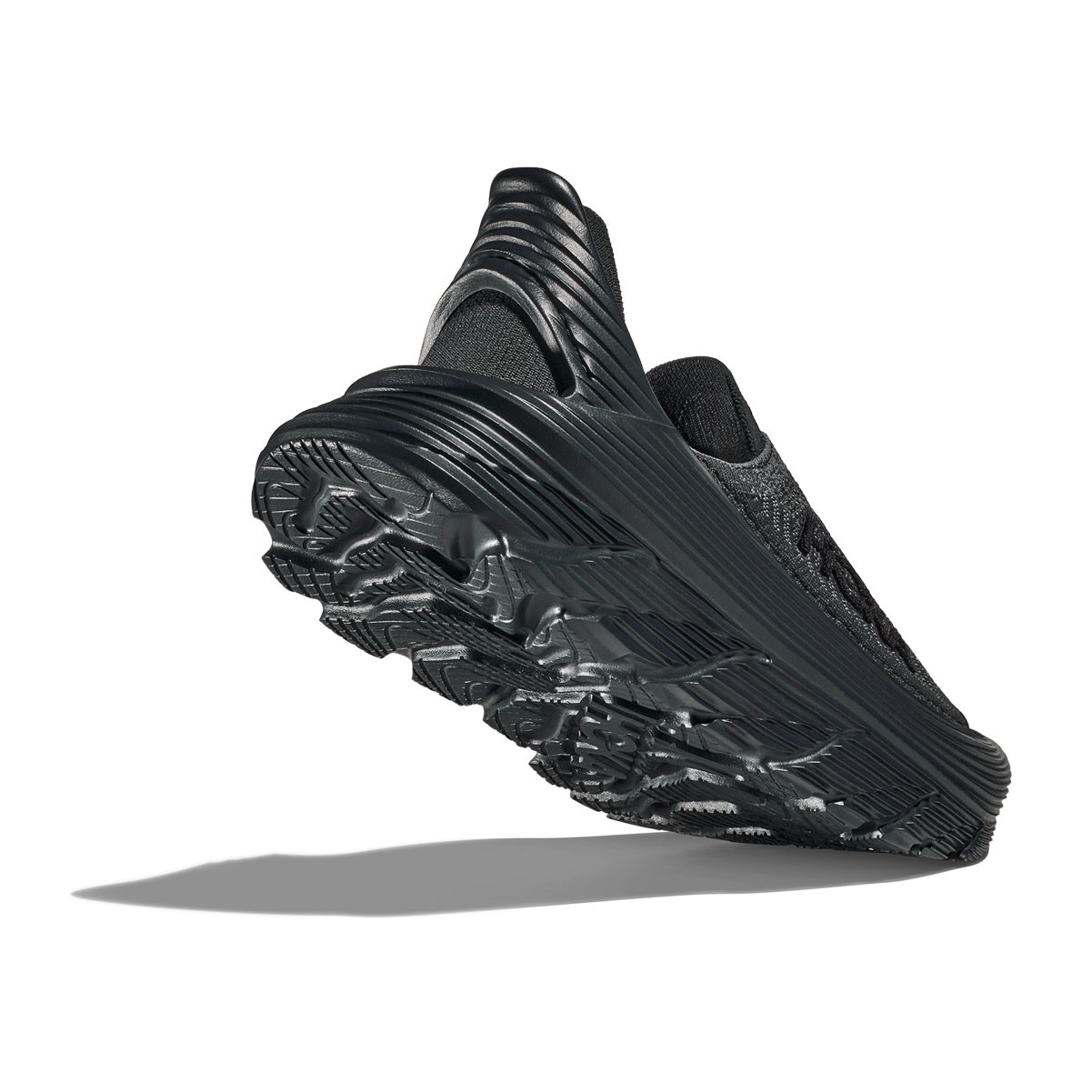 HOKA Unisex Restore TC Black/Black Recovery Shoes - Free Shipping