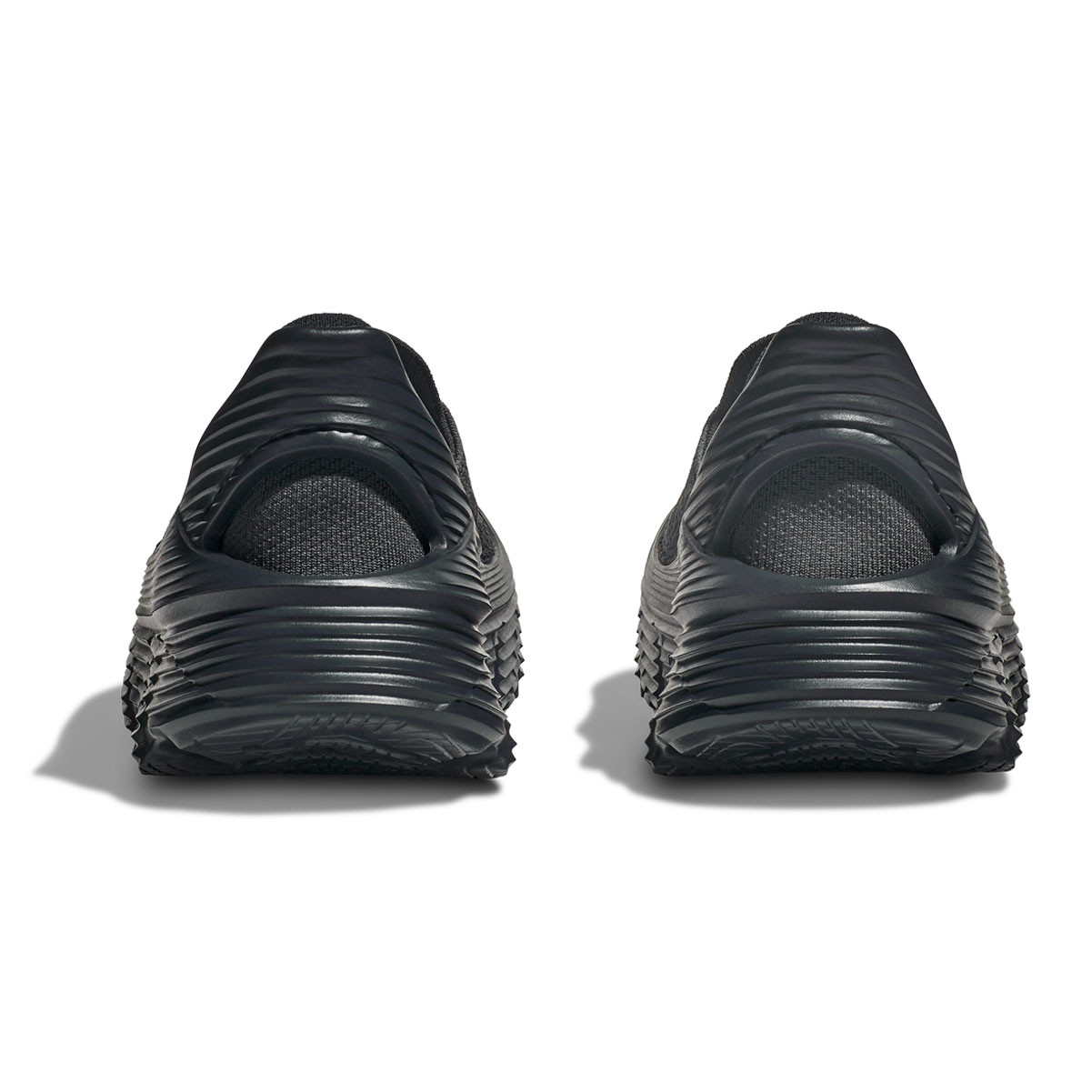HOKA Unisex Restore TC Black/Black Recovery Shoes - Free Shipping