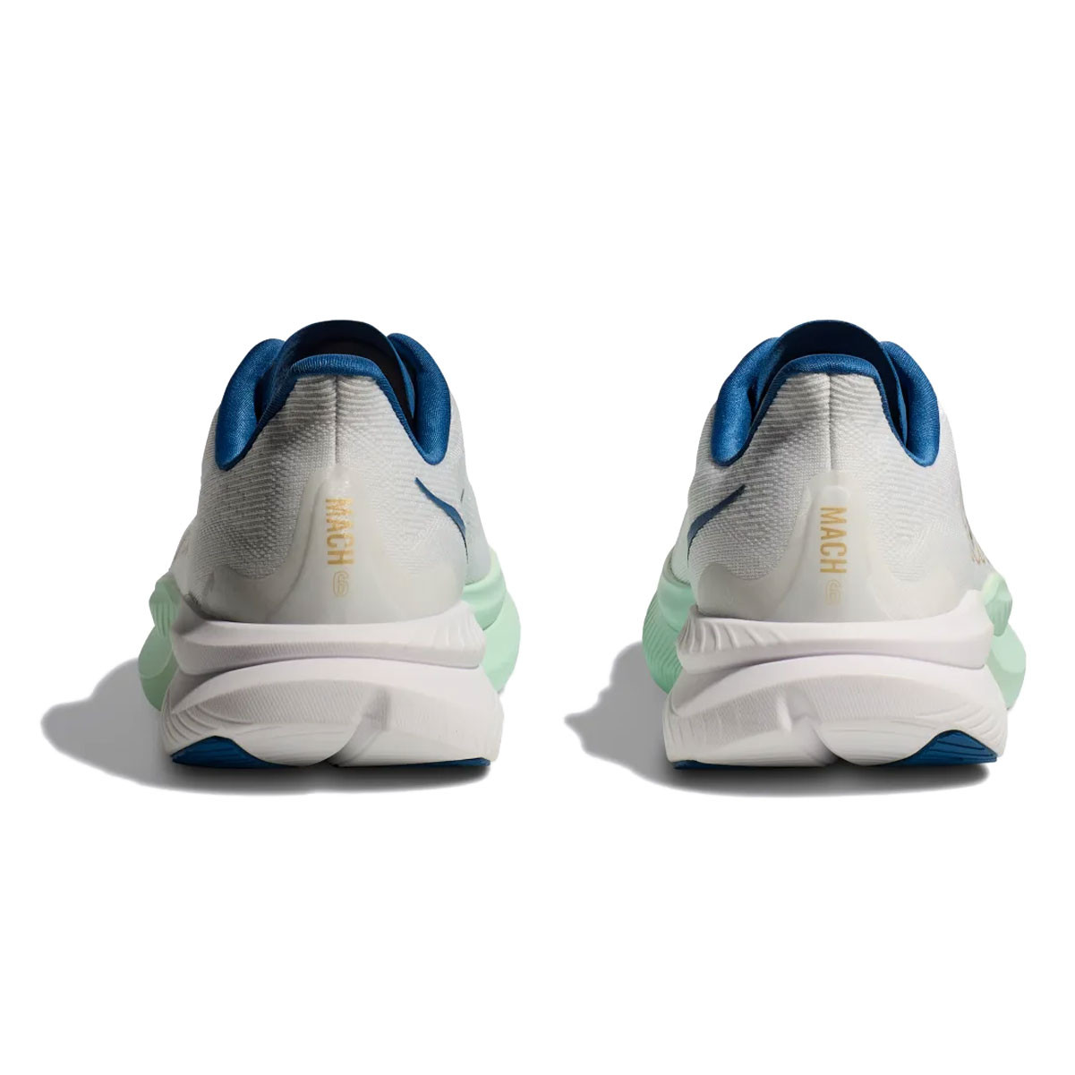 HOKA ONE Mach 6 Road Running Shoes Frost Gold Blue Size 10 Men\'s HOKA Men main image 2
