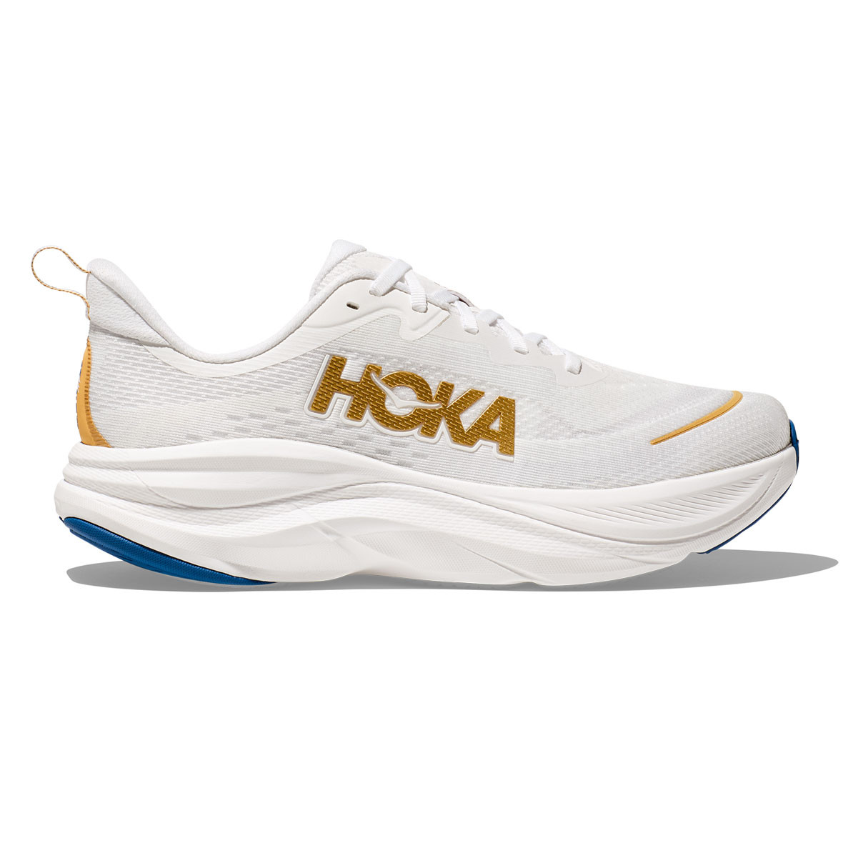 HOKA Men's Skyflow Frost/Gold Running Shoes - Free Shipping