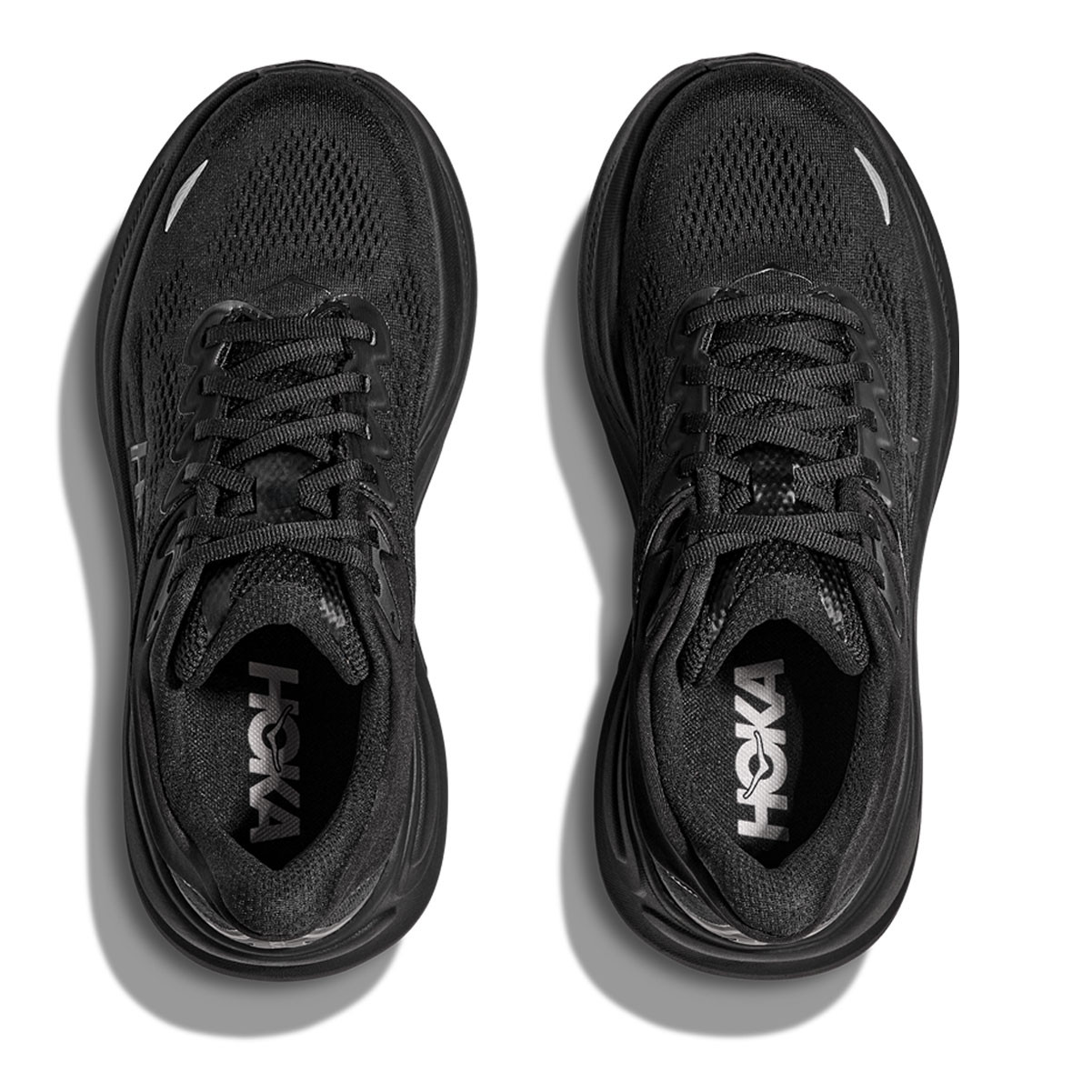 靴 HOKA M BONDI 9 Black 27cm HOKA Men's Bondi 9 Black/Black Running Shoes - Free Shipping