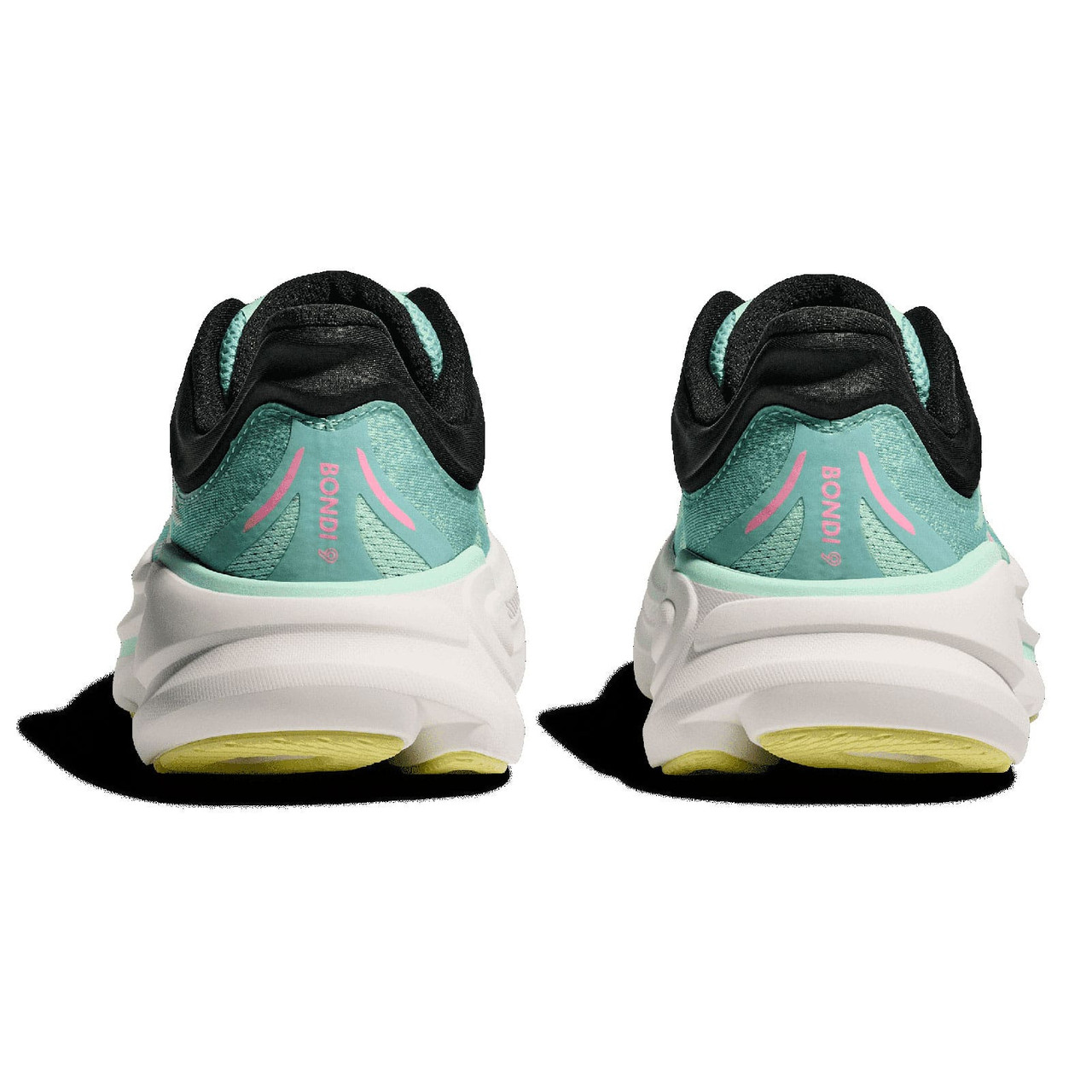 HOKA Women's Bondi 9 Blue Spark/Mint Fluorite Running Shoes - Free