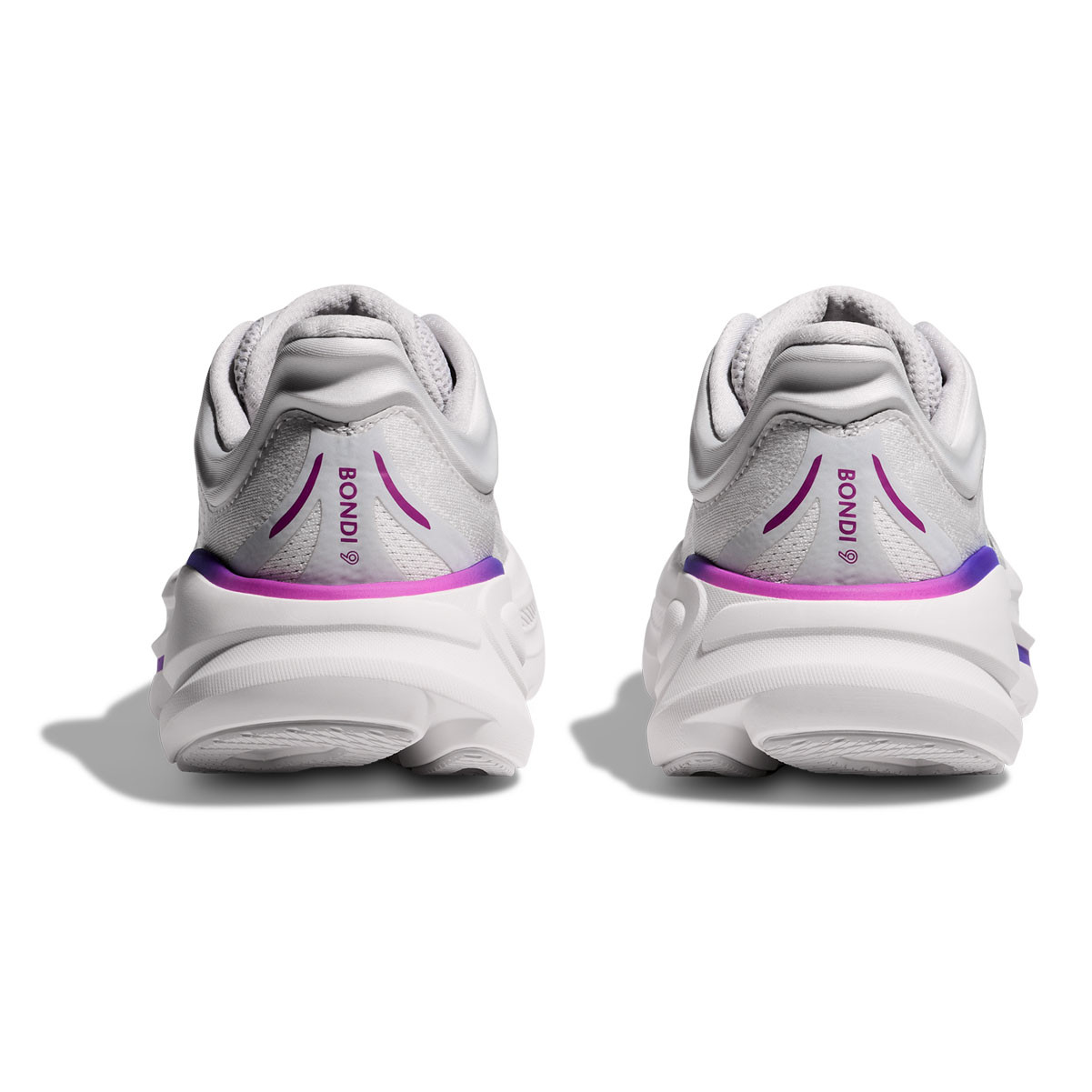 HOKA Women's Bondi 9 Cosmic Grey/White Running Shoes - Free Shipping HOKA Women's Bondi 9 Cosmic Grey/White Running Shoes - Free Shipping