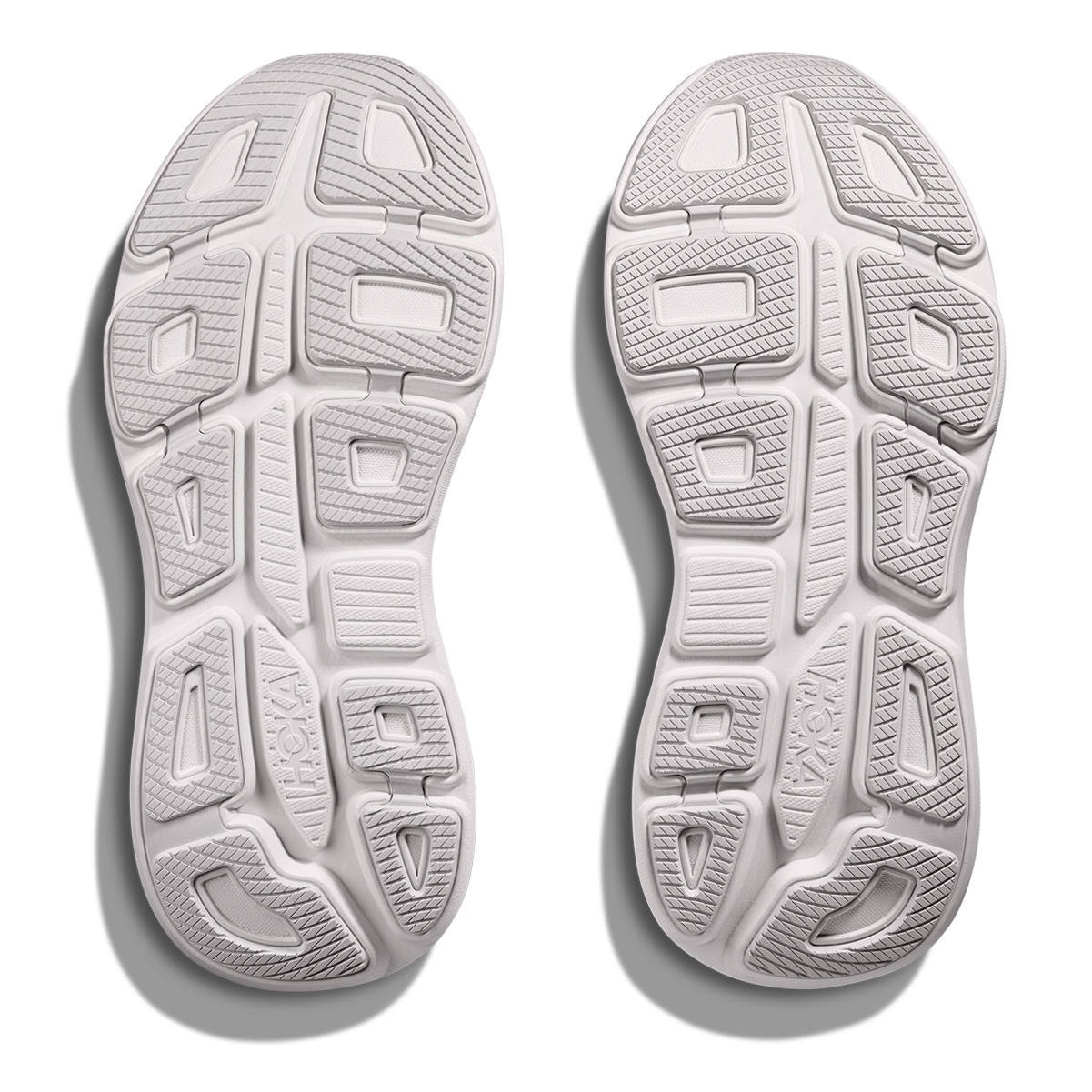 HOKA Women's Bondi 9 Cosmic Grey/White Running Shoes - Free Shipping