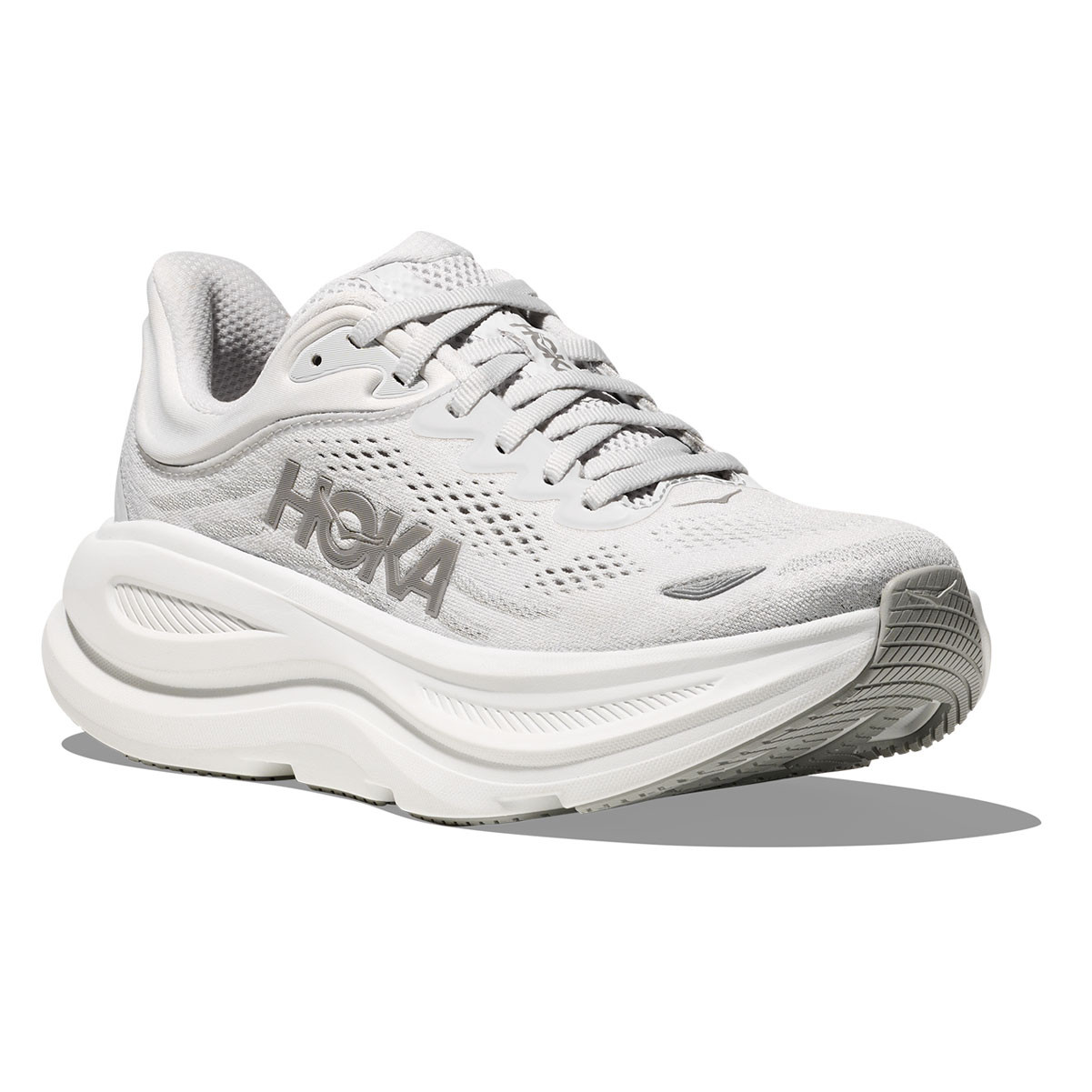 HOKA BONDI 9 シルバー スニーカー24cm HOKA Women's Bondi 9 Stardust/Silver Running Shoes - Free Shipping
