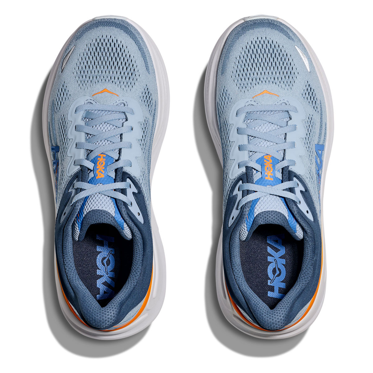 HOKA Men's Bondi 9 Wide Drizzle/Downpour Running Shoes - Free Shipping