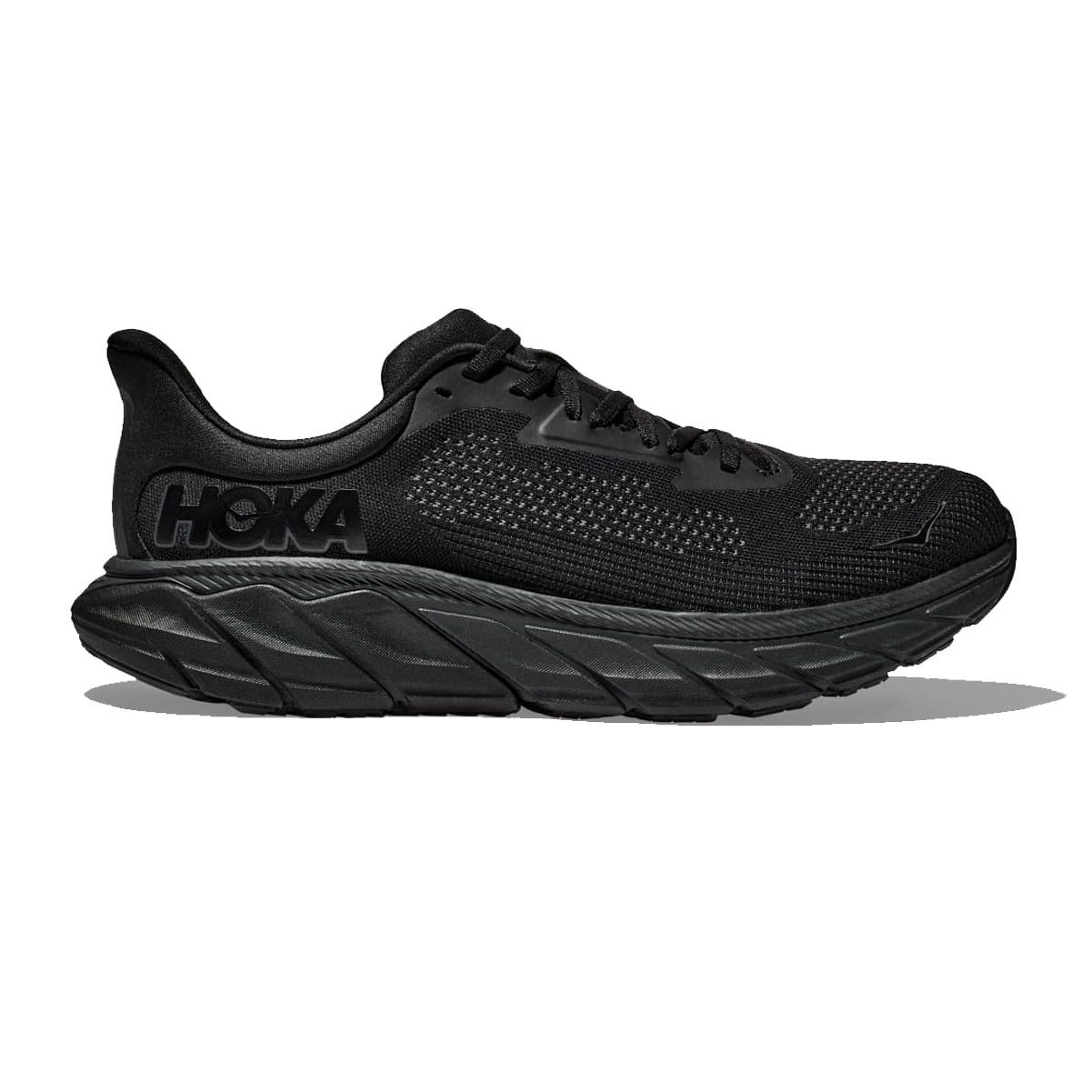 ブラックレディーページ HOKA Women's Arahi 7 Black/Black Running Shoes (1147851-BBLC