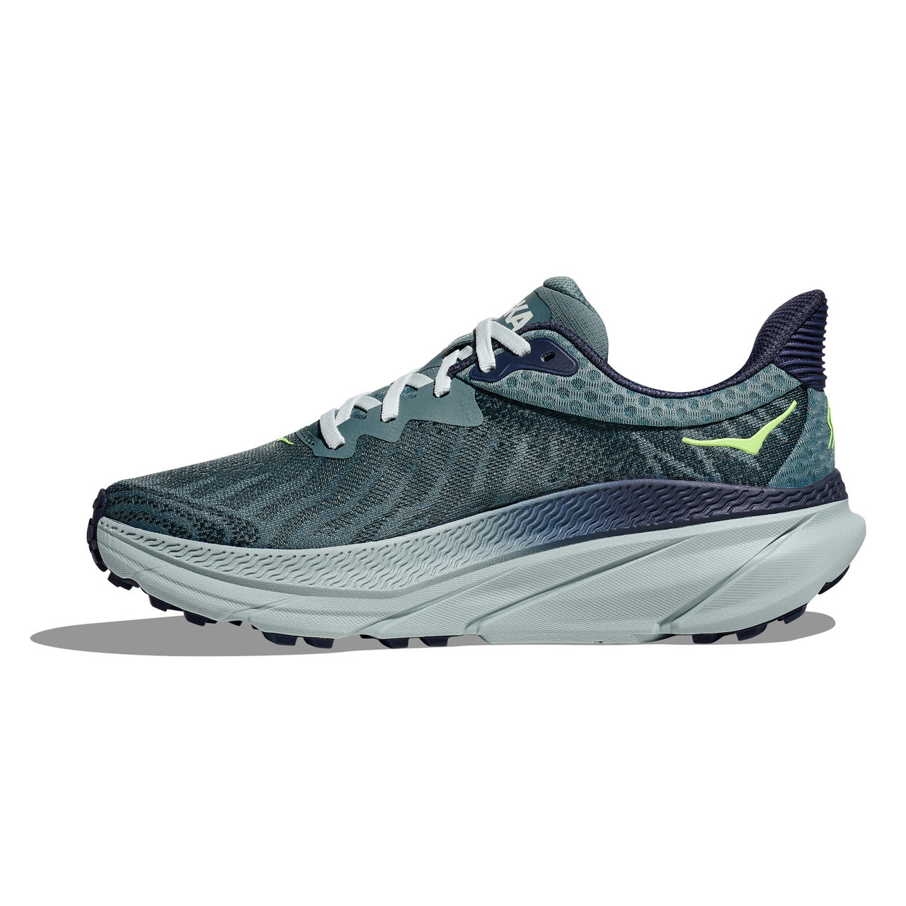 HOKA Mens Challenger ATR 7 Wide Mountain Fog/Druzy Trail  display picture 2