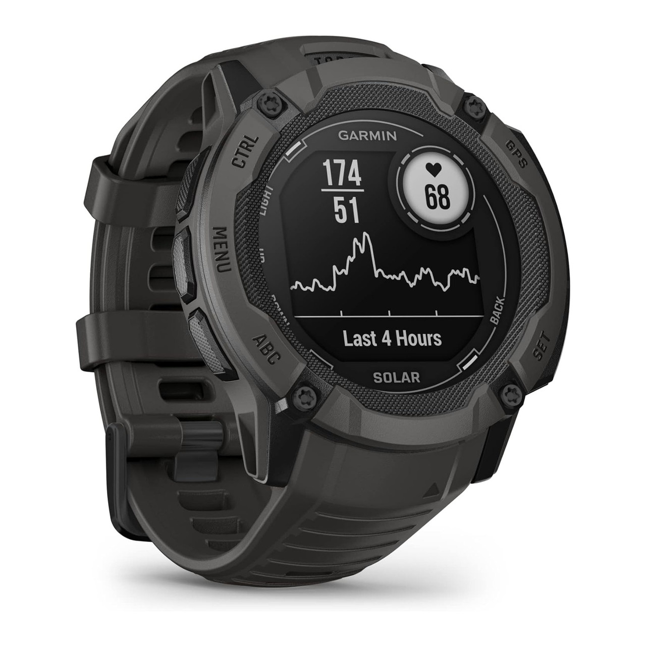 GARMIN Instinct 2X Solar Graphite GPS Smartwatch (010-02805-10