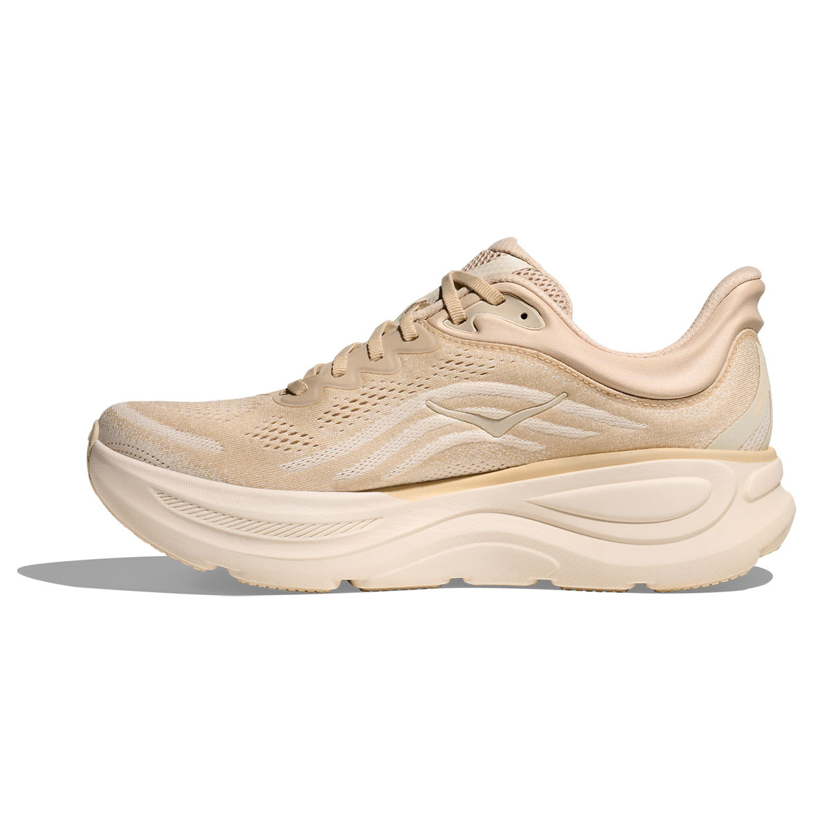 【新品未使用】HOKA Bondi 9 27.5 オートミール 靴下無し HOKA Men's Bondi 9 Oatmeal/Oat Milk Running Shoes - Free Shipping