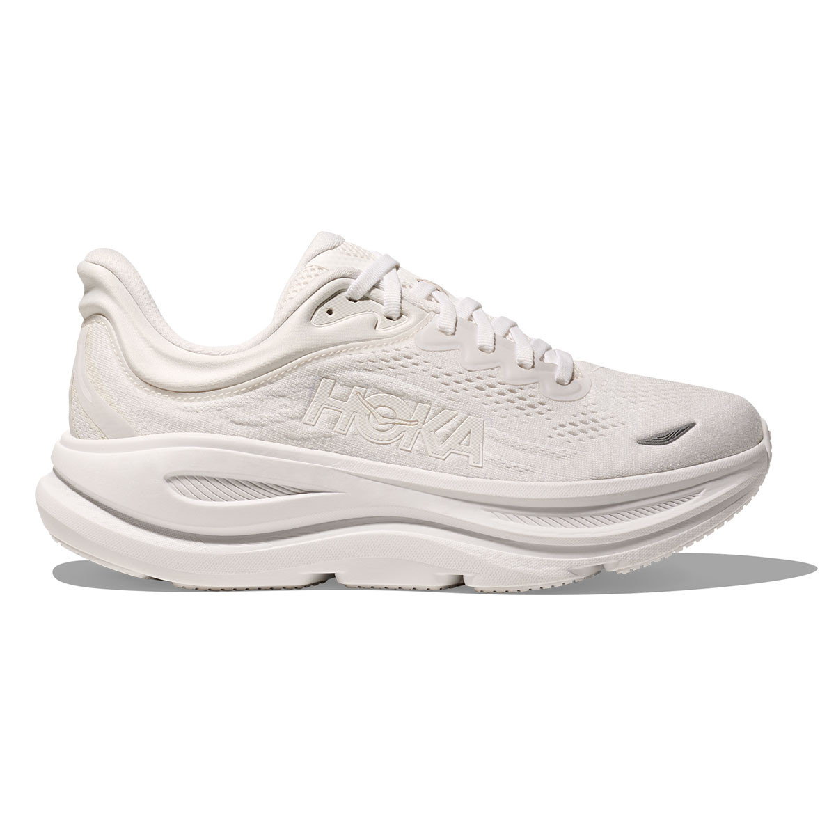HOKA BONDI 9 スニーカー ホワイト HOKA Men's Bondi 9 White/White Running Shoes - Free Shipping