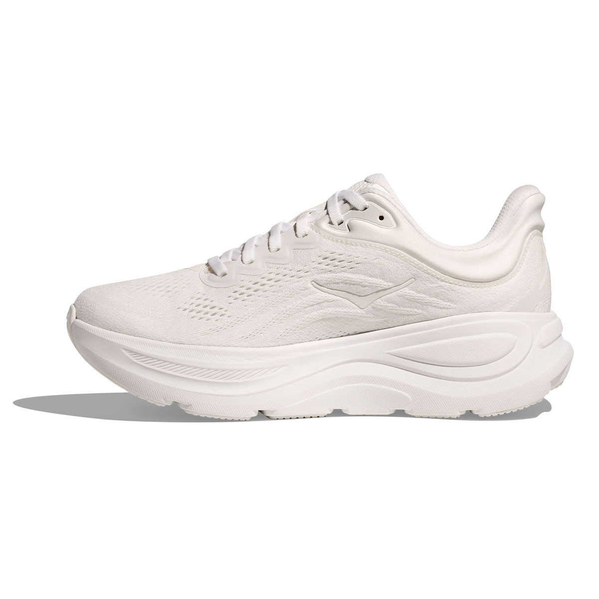 HOKA Men's Bondi 9 White/White Running Shoes - Free Shipping