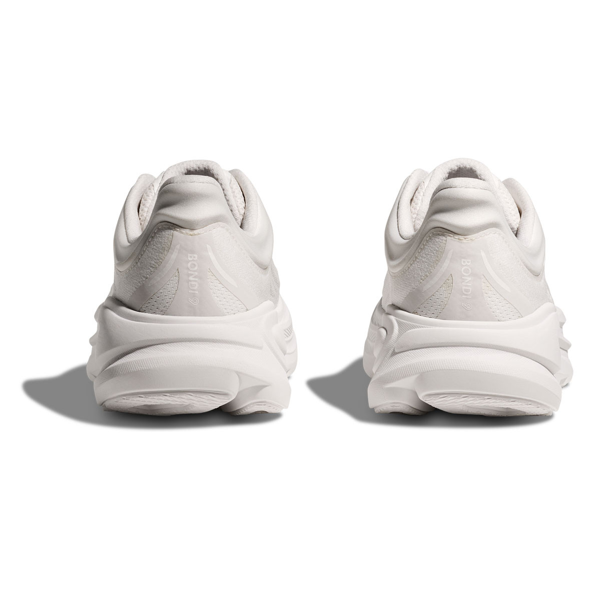HOKA Men's Bondi 9 White/White Running Shoes - Free Shipping
