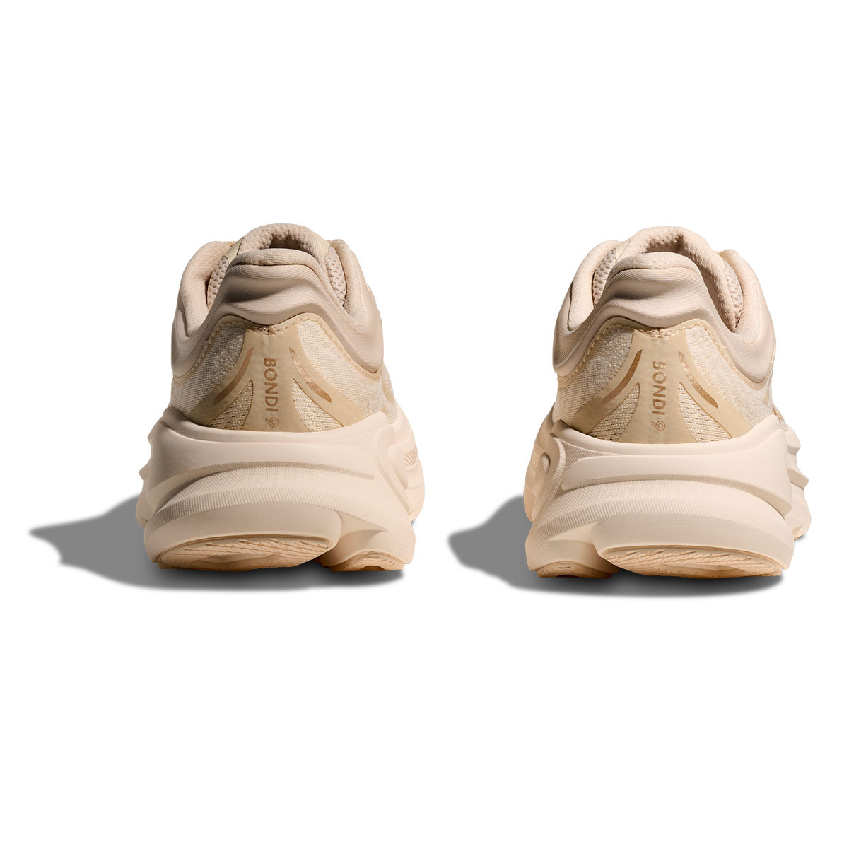 HOKA Women's Bondi 9 Vanilla/Birch Running Shoes - Free Shipping