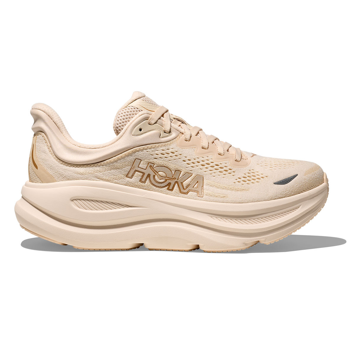 HOKA Women's Bondi 9 Wide Vanilla/Birch Running Shoes - Free Shipping