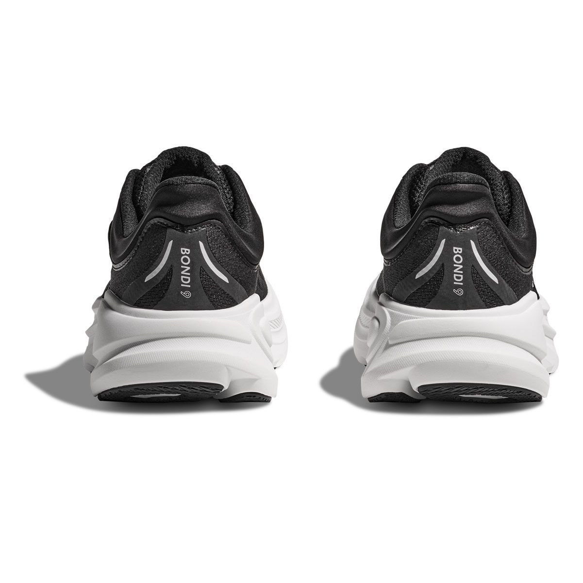 HOKA Men's Bondi 9 X-Wide Black/White Running Shoes - Free Shipping