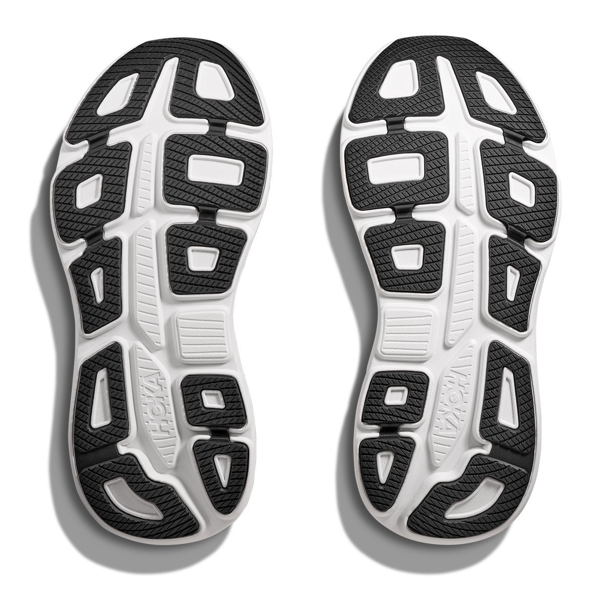 HOKA Men's Bondi 9 X-Wide Black/White Running Shoes - Free Shipping