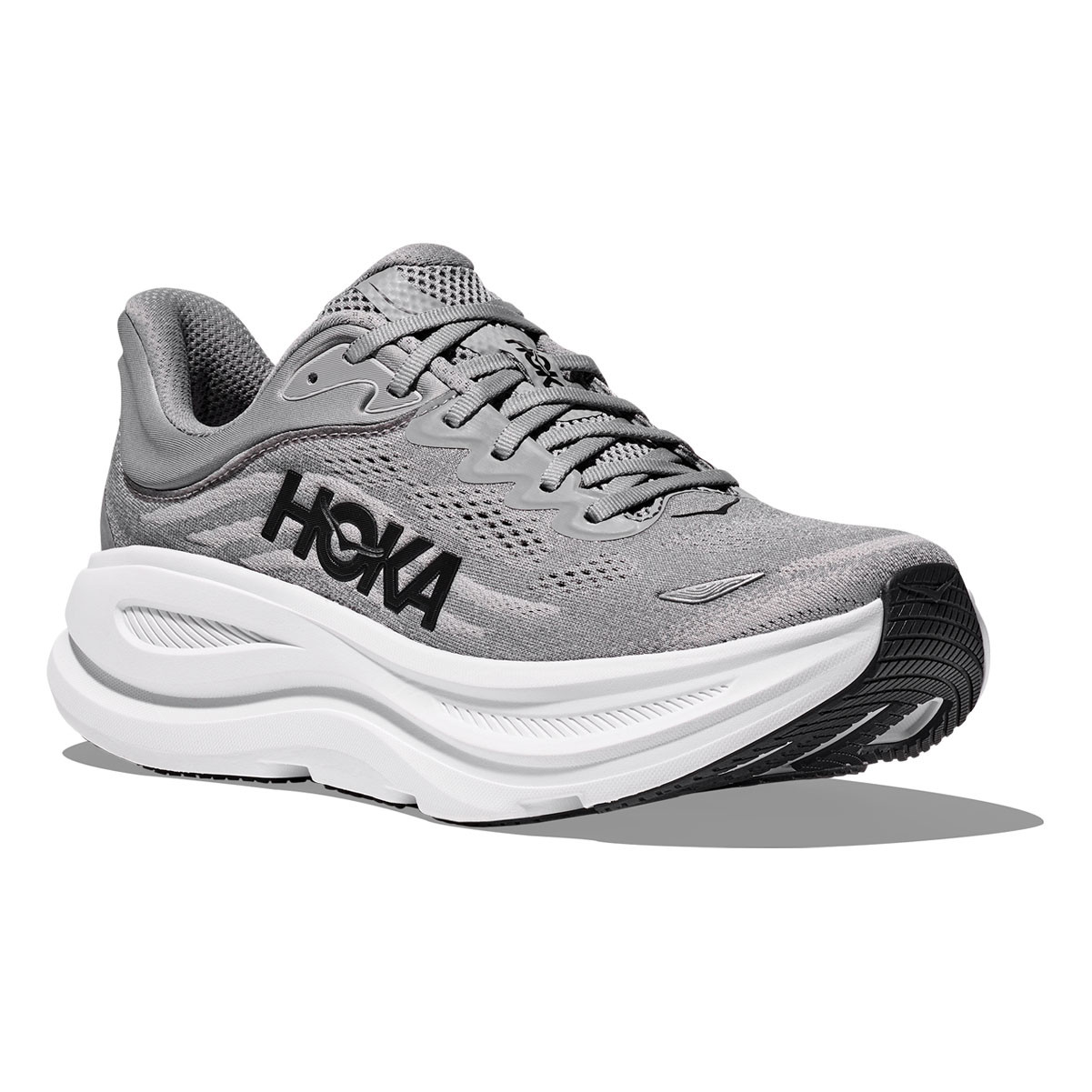 靴 HOKA BONDI9 WIDE HOKA Men's Bondi 9 X-Wide Galactic Grey/Stellar Grey Running Shoes