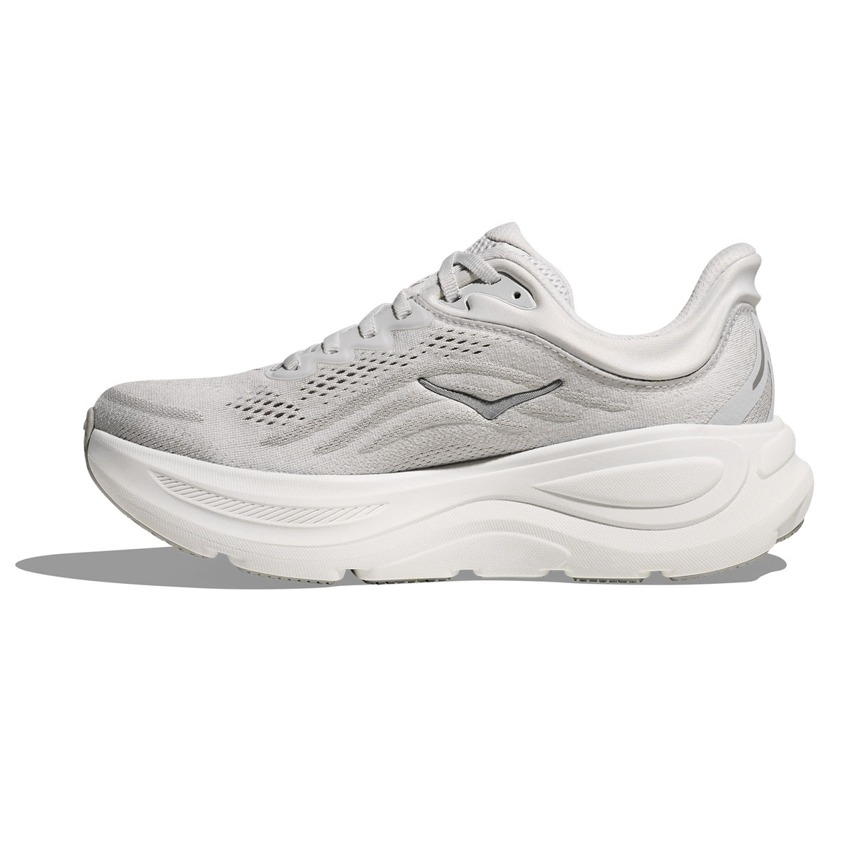 HOKA W BONDI 9 WIDE 25cm スニーカースターダストシルバー HOKA Women's Bondi 9 Wide Stardust/Silver Running Shoes - Free