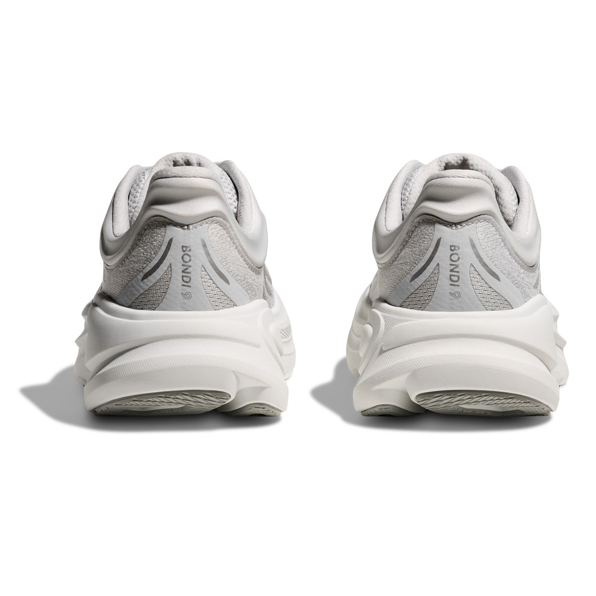 HOKA W BONDI 9 WIDE 25cm スニーカースターダストシルバー HOKA Women's Bondi 9 Wide Stardust/Silver Running Shoes - Free