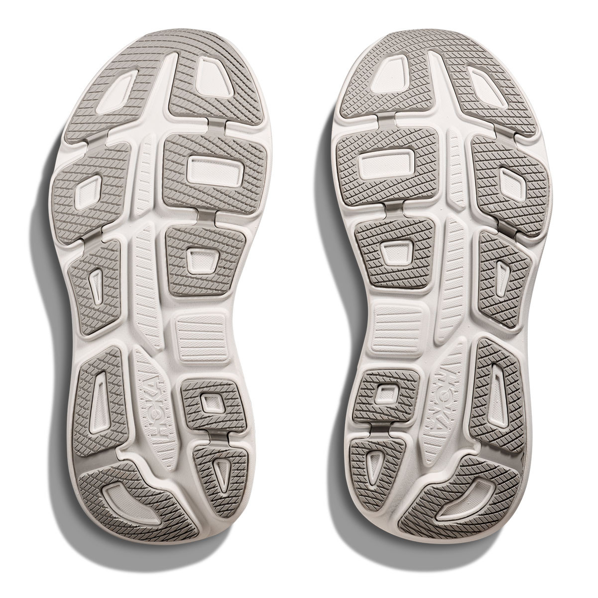 HOKA Women's Bondi 9 Wide Stardust/Silver Running Shoes - Free