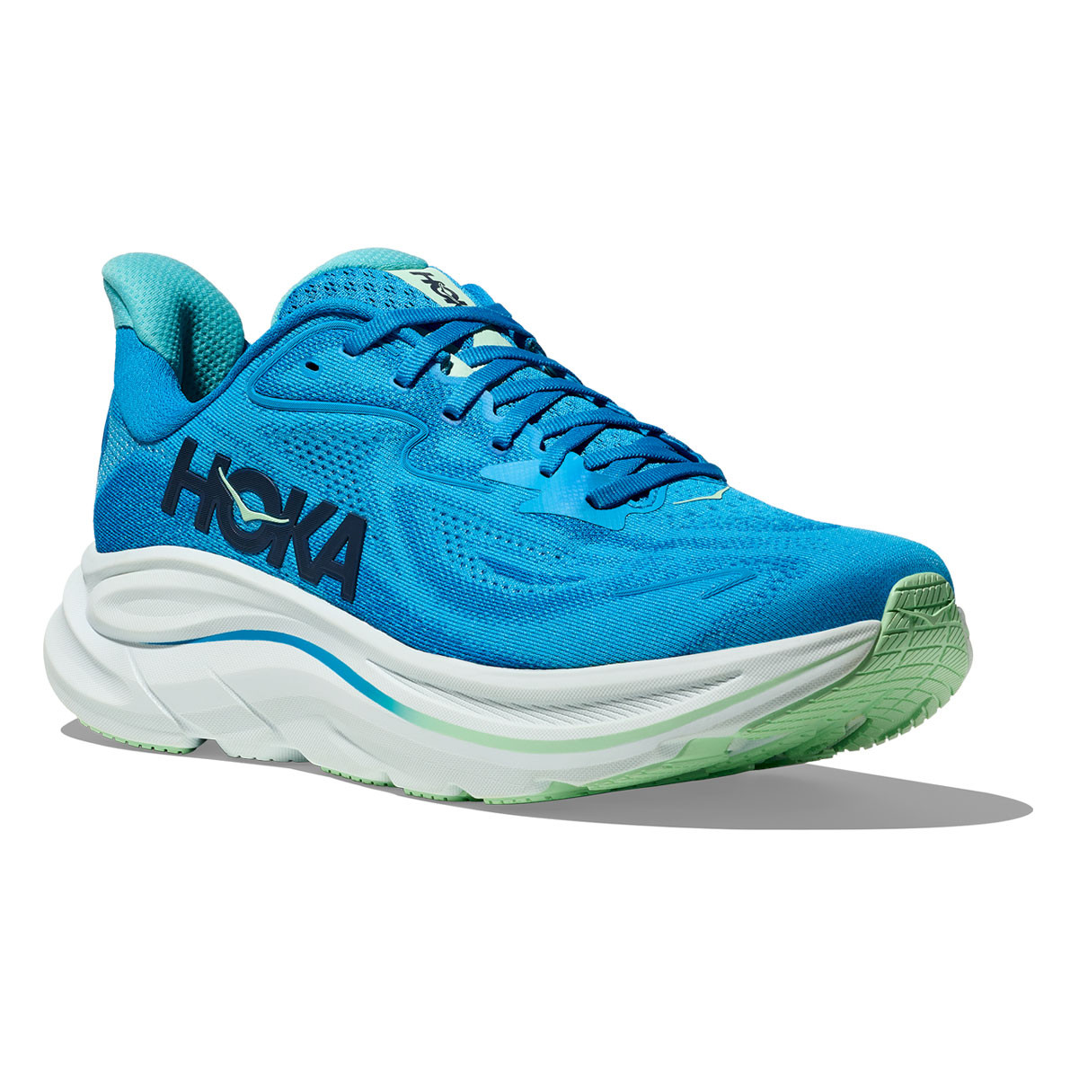 HOKA CLIFTON 10 ワイド　ランニングシューズ 青 HOKA Men's Clifton 10 Hoka Blue/Skyward Blue Running Shoes - Free