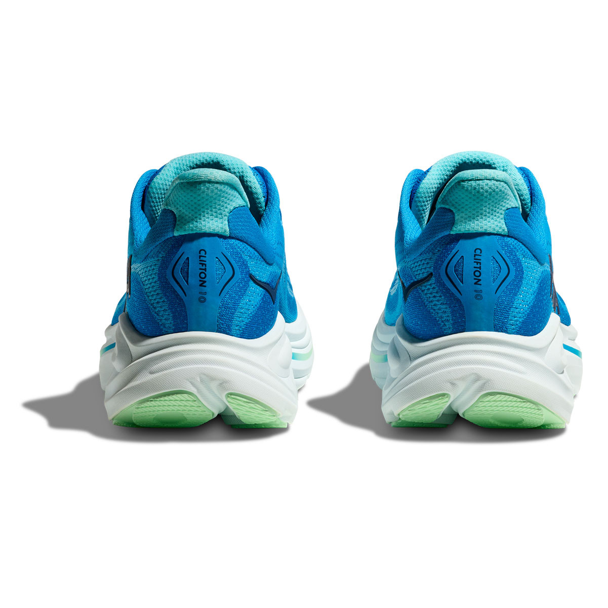 HOKA Men's Clifton 10 Hoka Blue/Skyward Blue Running Shoes - Free