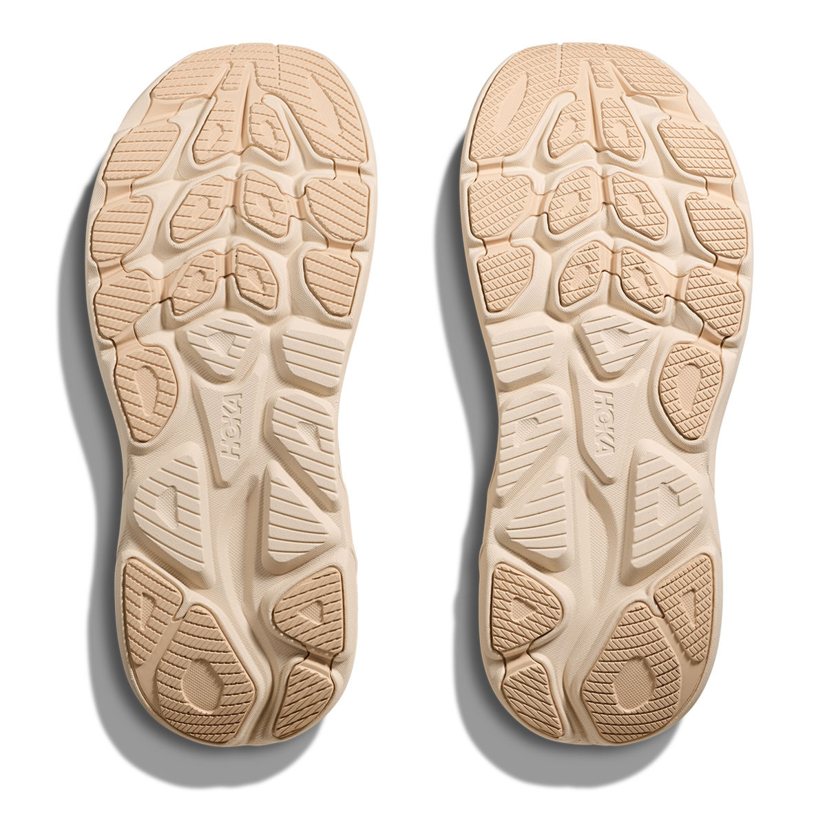 HOKA Women's Clifton 10 Wide Vanilla/Birch Running Shoes - Free