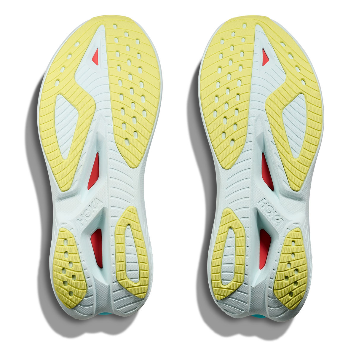 HOKA Men's Mach X 2 Grapefruit/Electric Coral Running Shoes - Free