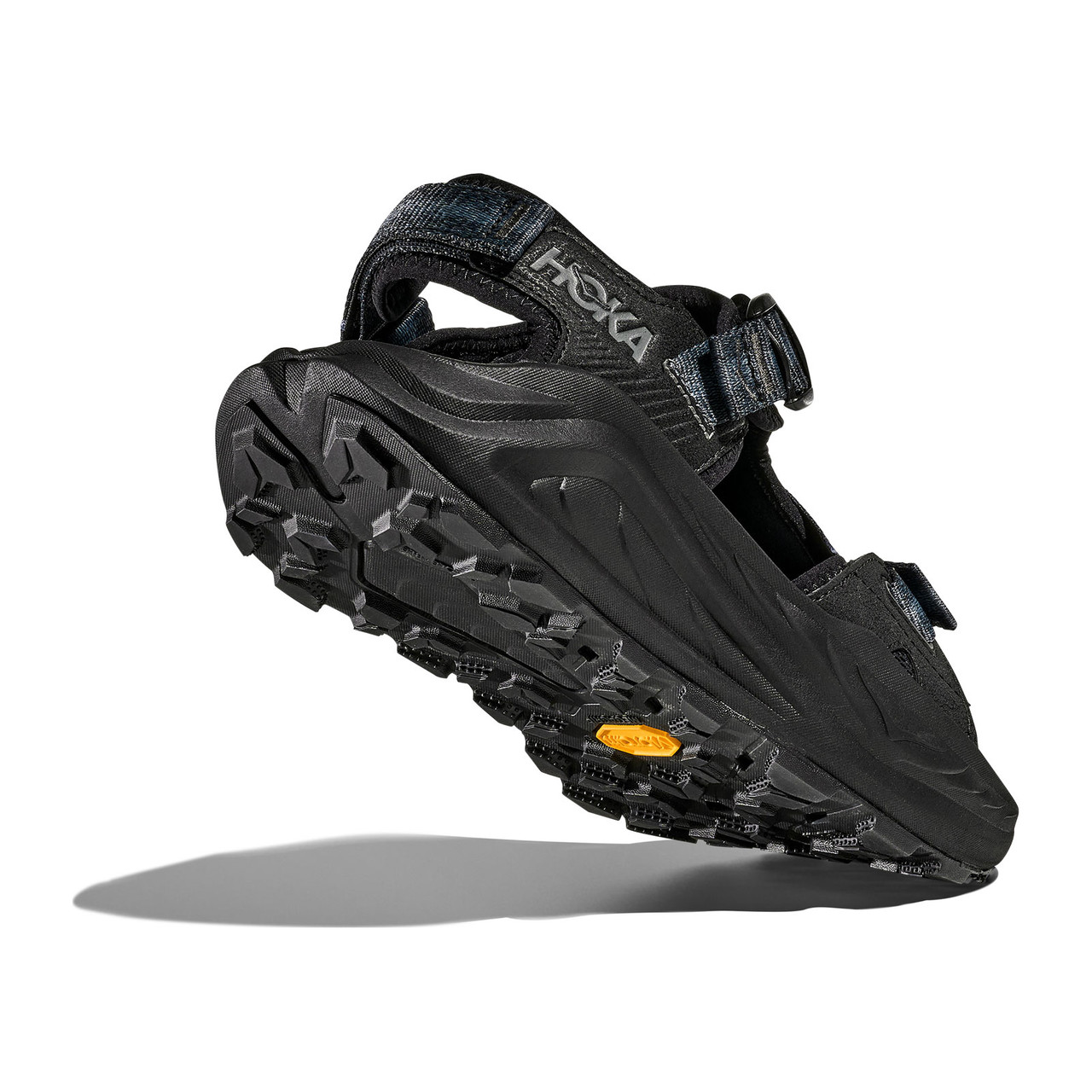 HOKA Women's Infini Hike TC Black/Black Sandals - Free Shipping