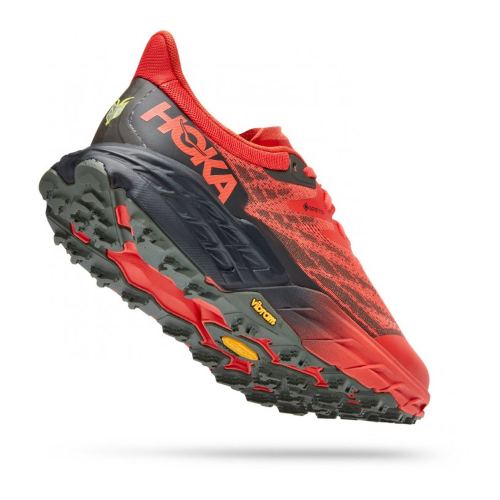 Hoka One One Speedgoat 5 Men\'s Running Shoes Size 12.5 Red Orange Trail Trainers HOKA Men main image 2