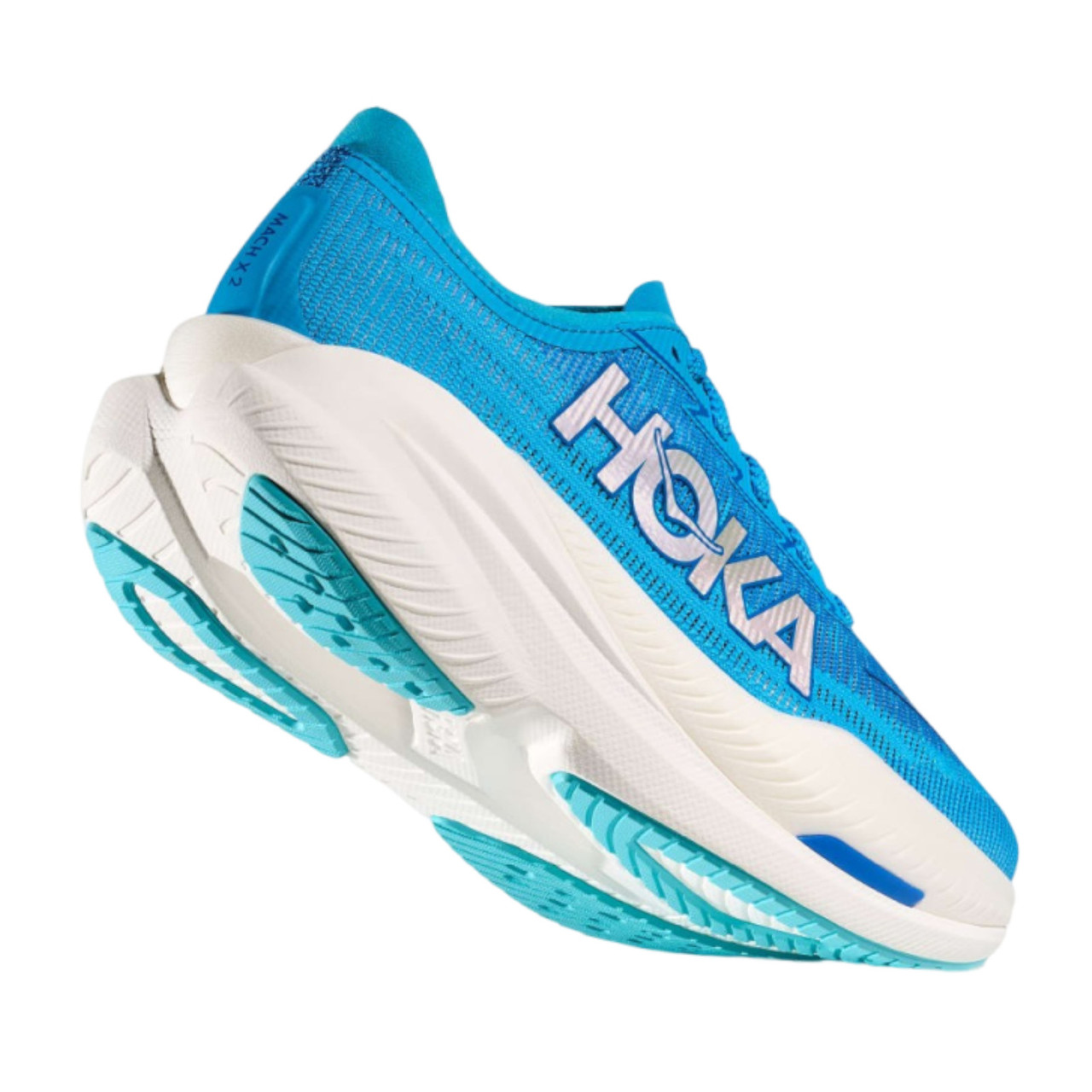 HOKA Men's Mach X 2 Skyward Blue/Electric Cobalt Running Shoes