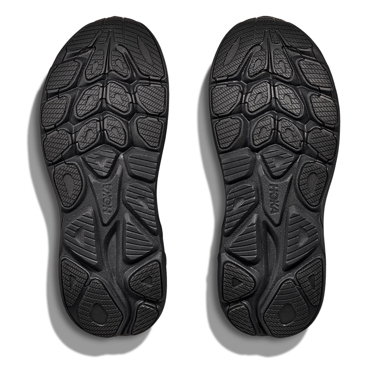 HOKA Men's Clifton 10 X-Wide Black/Black Running Shoes - Free Shipping