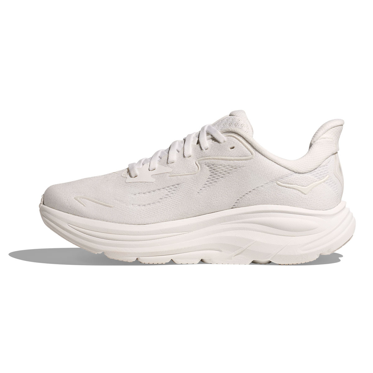 靴 HOKA CLIFTON 10 WIDE 23cm WHITE HOKA Women's Clifton 10 X-Wide White/White Running Shoes - Free