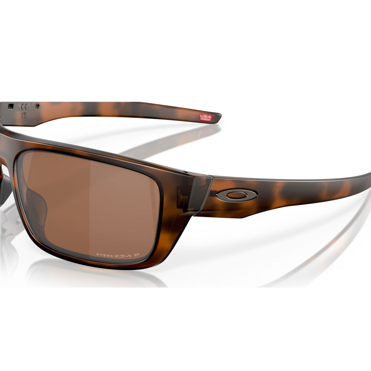 OAKLEY SI Drop Point Sunglasses with Matte Tortoise Frame and