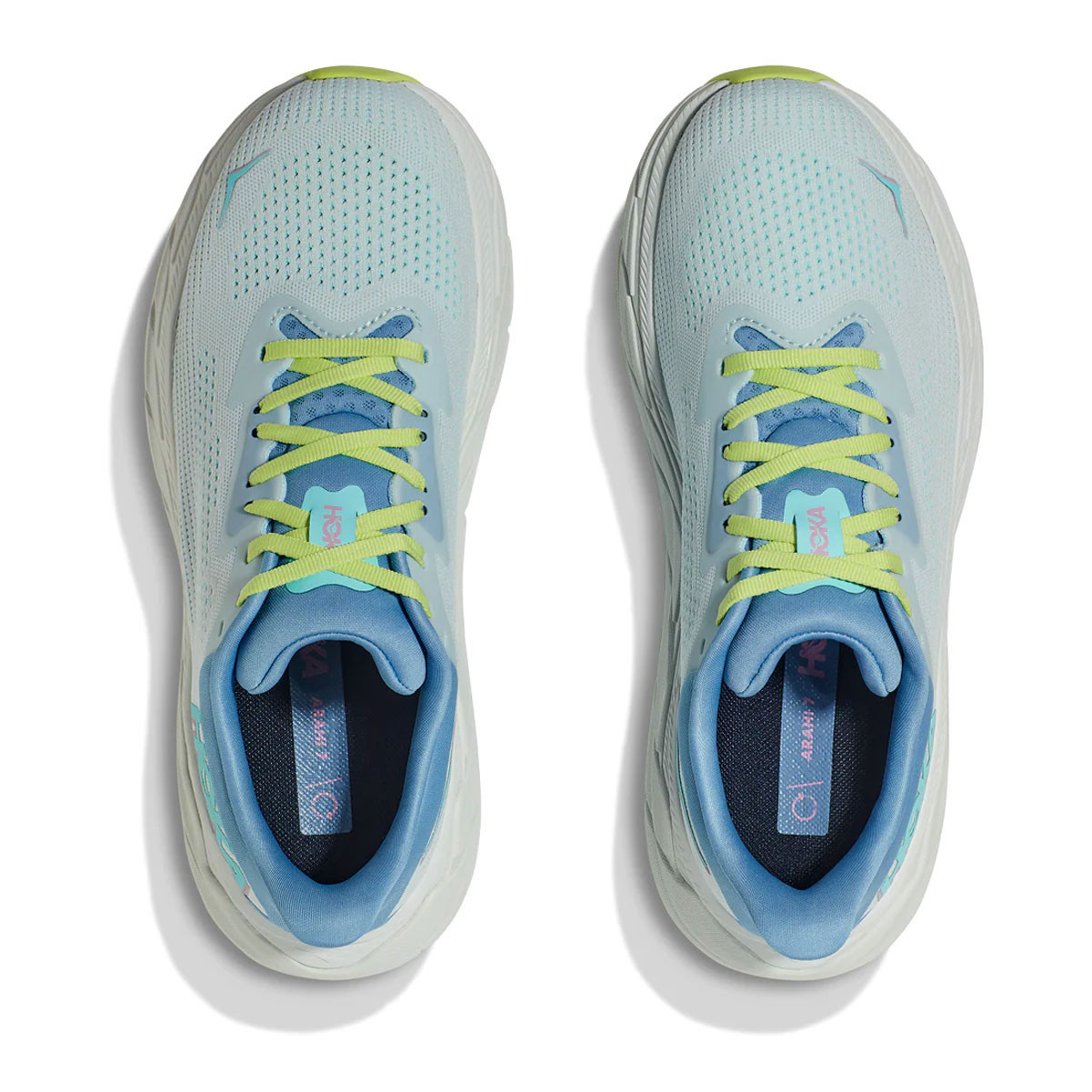 HOKA Women's Arahi 7 Wide Illusion/Dusk Running Shoes (1147890-ISK