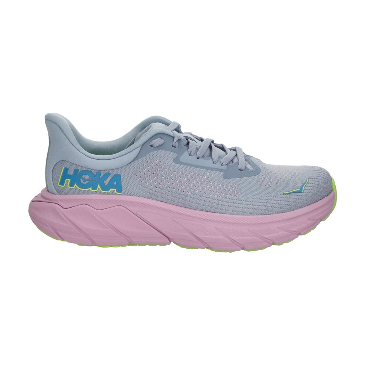HOKA Women's Arahi 7 Wide Gull/Pink Twilight Running Shoes