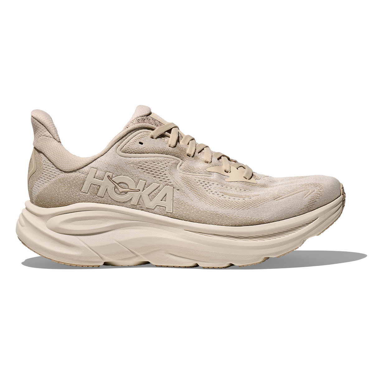 HOKA CLIFTON 9 WIDE 10 2E 28cm 未使用 HOKA Men's Clifton 10 Oatmeal/Oat Milk Running Shoes - Free Shipping